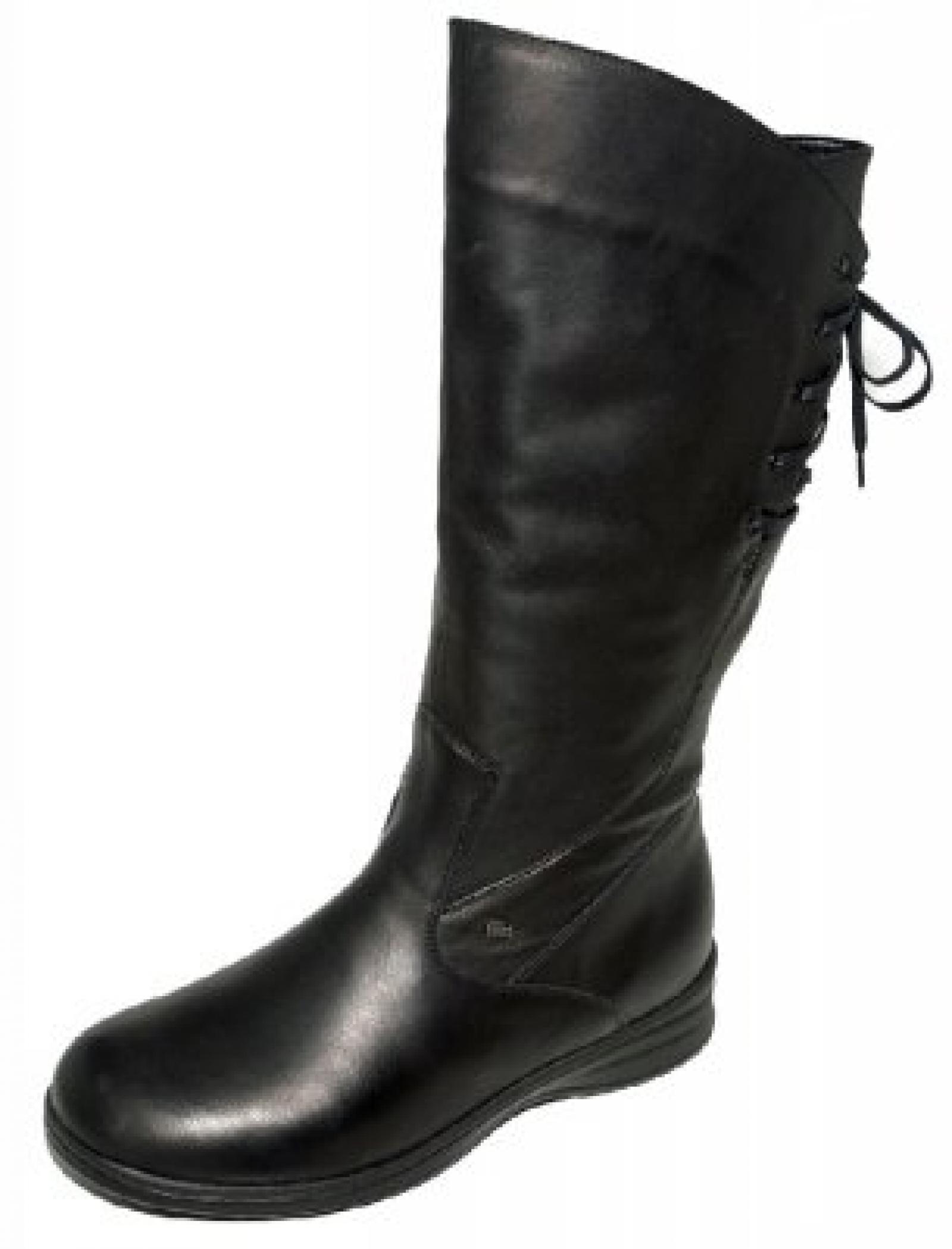 FinnComfort Damenstiefel hoch Sestriere Schwarz - Gr&ouml;&szlig;e 5,5 