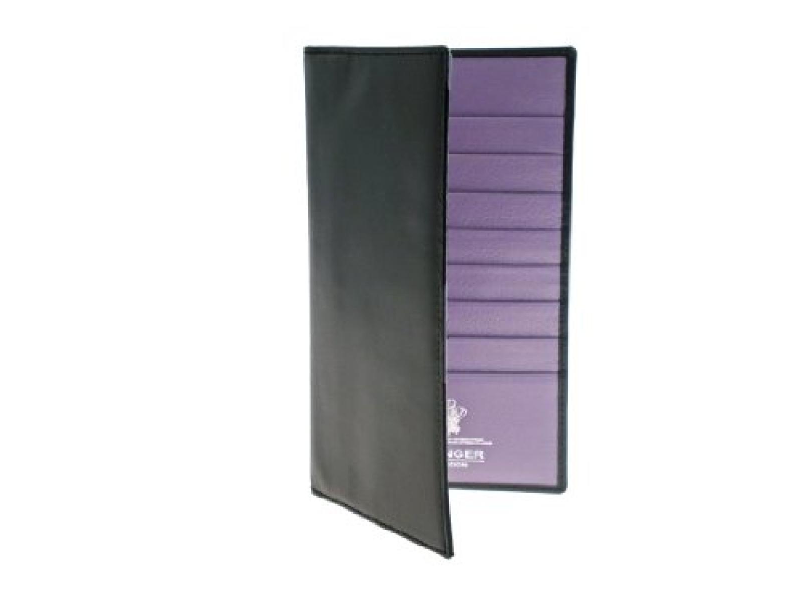 Ettinger Sterling Collection - Brieftasche aus Leder - Schwarz / Violett innen 