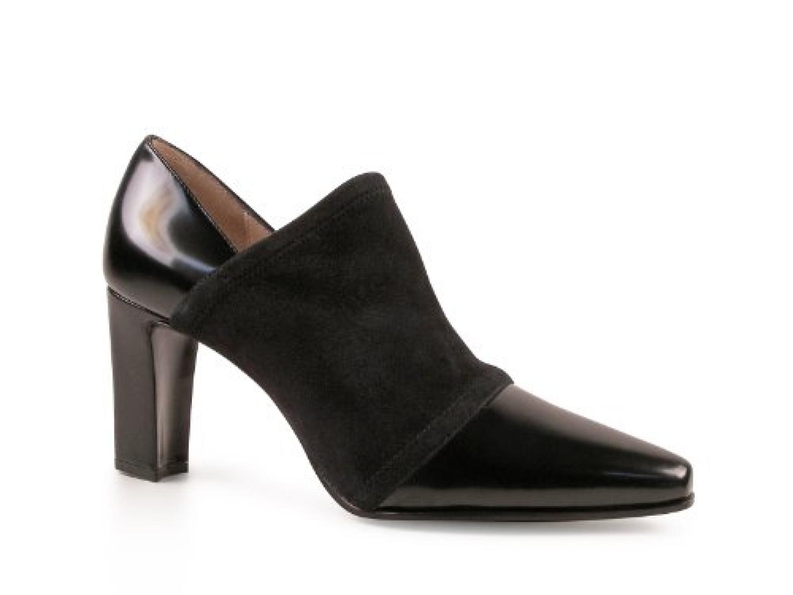 Giorgio Armani heels Pumps aus schwarzem Wildleder und Leder - Modellnummer: X1E234 XB777 K001 