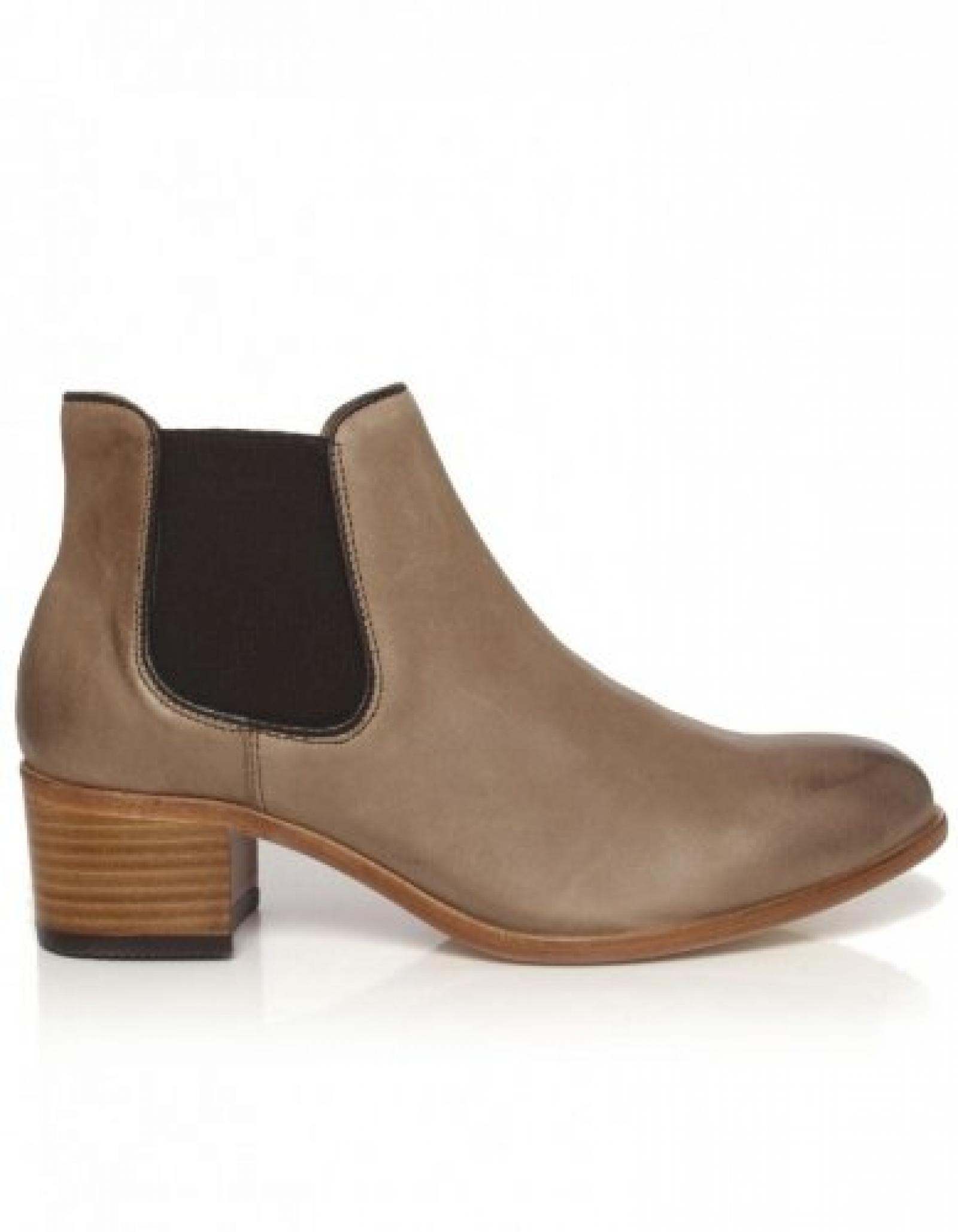 H By Hudson Bronte Chelsea Stiefel Taupe 