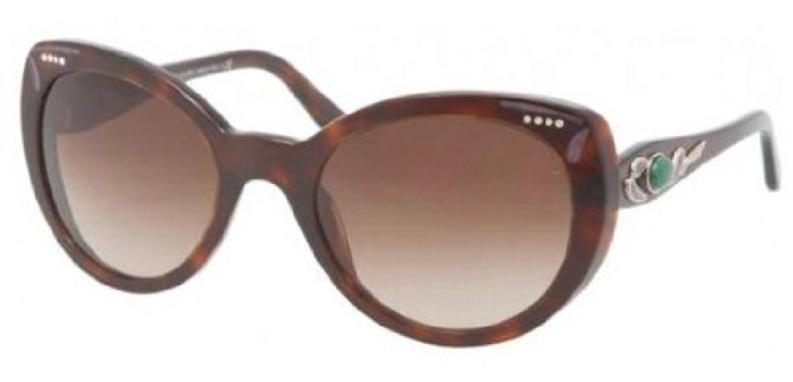 Bvlgari Cateye Sunglasses Havana 52 Brown Gradient 
