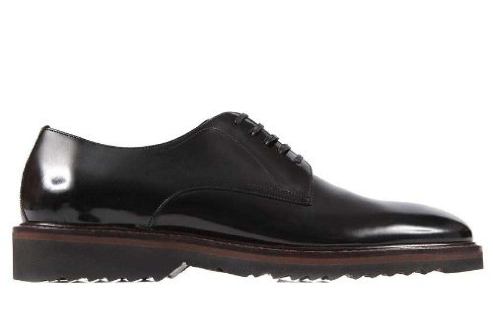 DOLCE&GABBANA Herrenschuhe Leder Herren Business Schuhe Schn&uuml;rschuhe derby Schwarz 