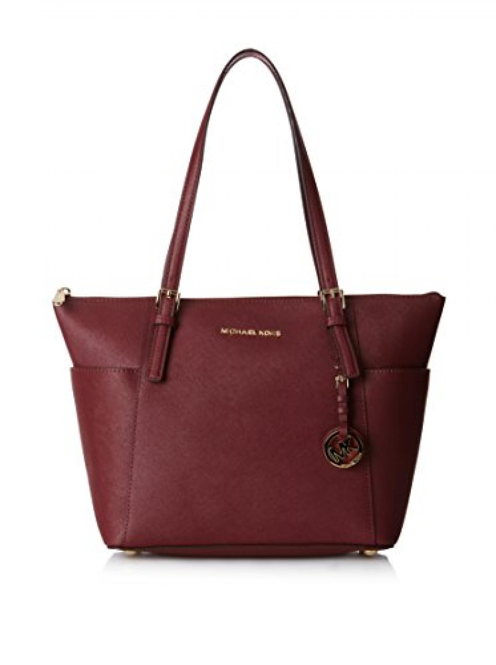 MICHAEL KORS EW TZ TOTE JET SET ITEM CLARET H30F2GTTT8L 