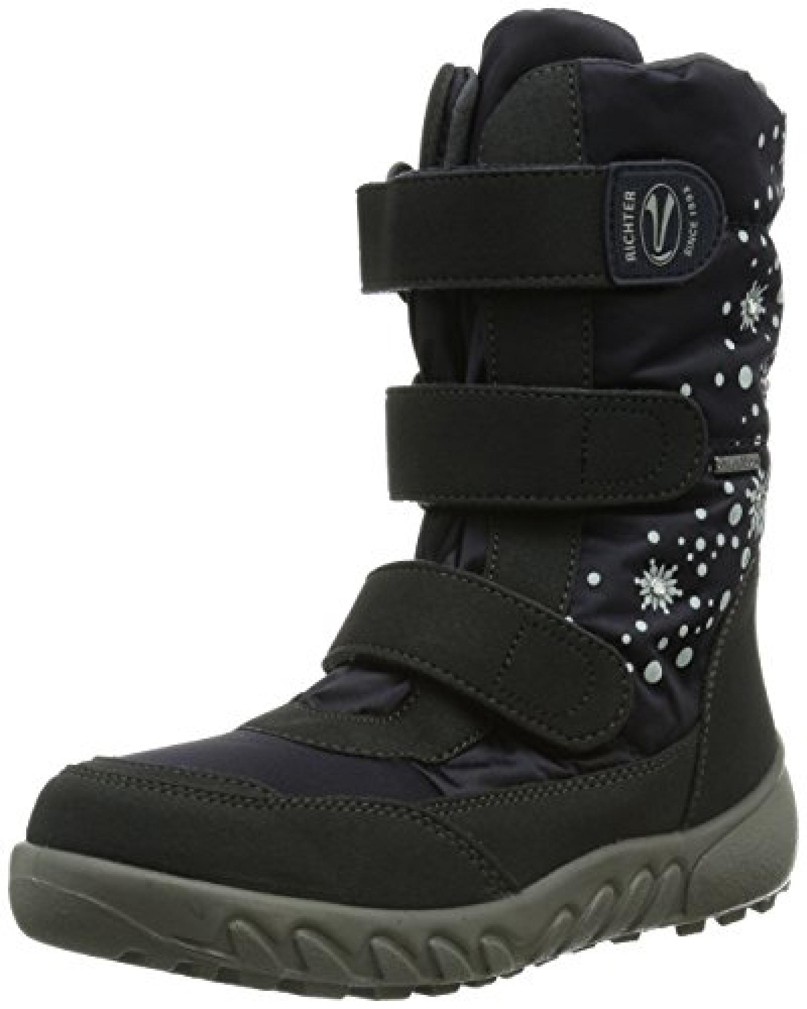 Richter Kinderschuhe Husky M&auml;dchen Warm gef&uuml;tterte Schneestiefel 