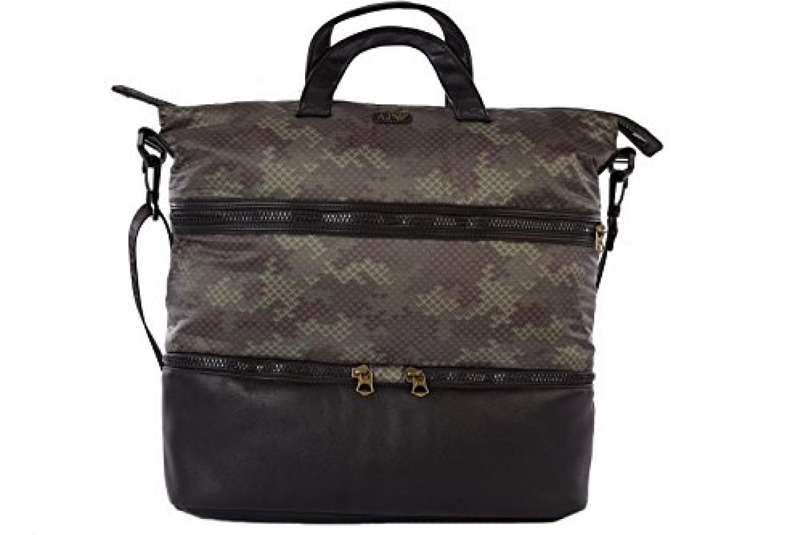 Armani Jeans Handgelenktasche Handtasche Herren Tasche Schultertasche tote Gr&uuml;n 