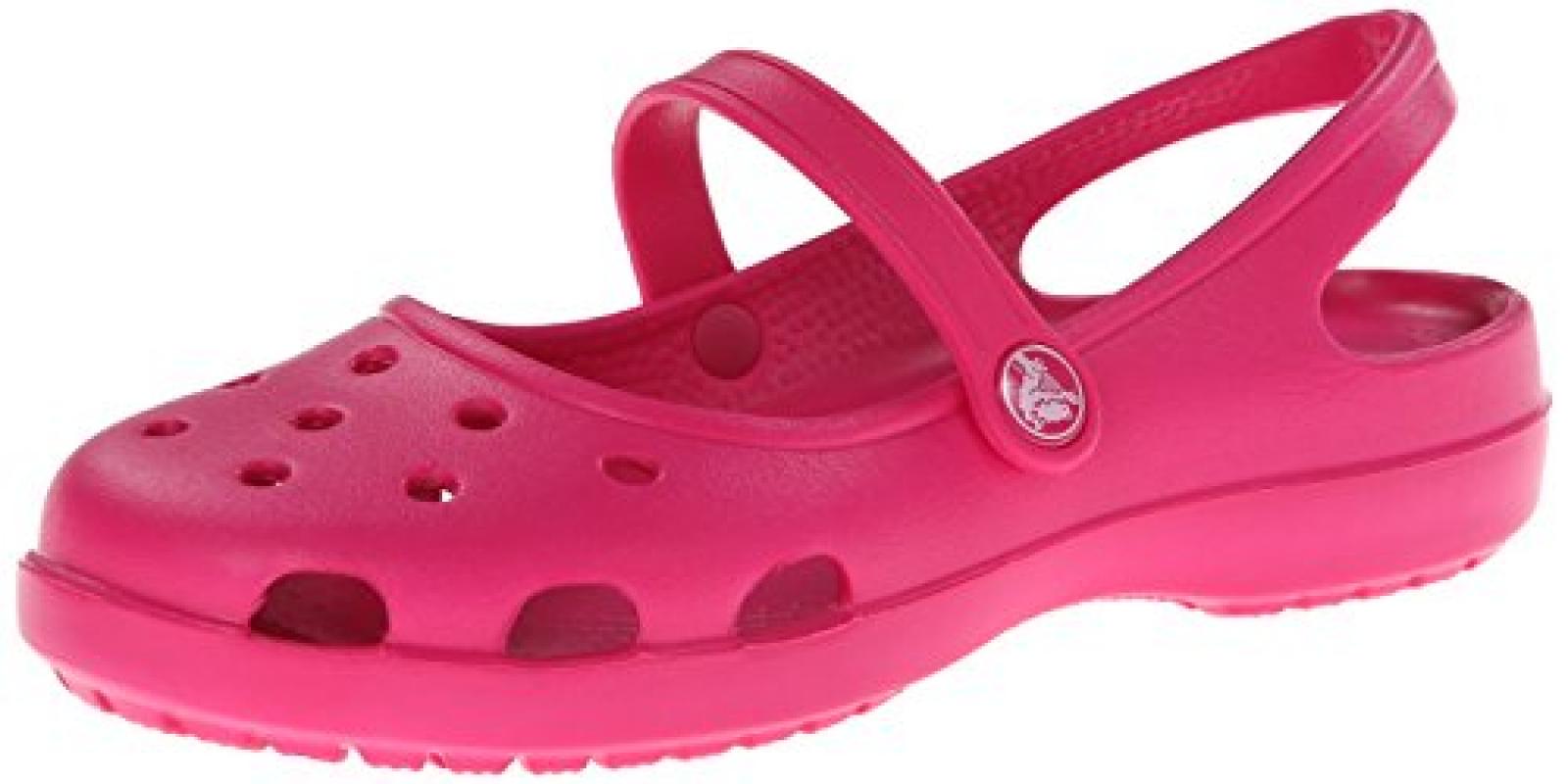 crocs Shayna Melon Damen Durchg&auml;ngies Plateau Ballerinas 