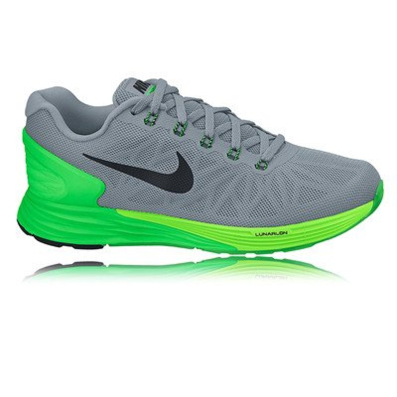 Shoes LunarGlide 6 Dove Grey/Poison Green/Flash Lime/Black 2015 Nike 