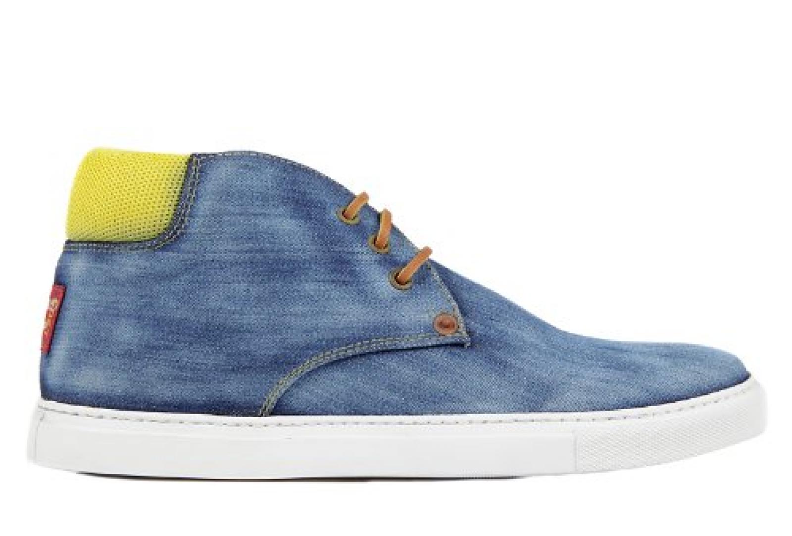 Dsquared2 Schn&uuml;rboots Stiefeletten Herren Boots hybrid blu 