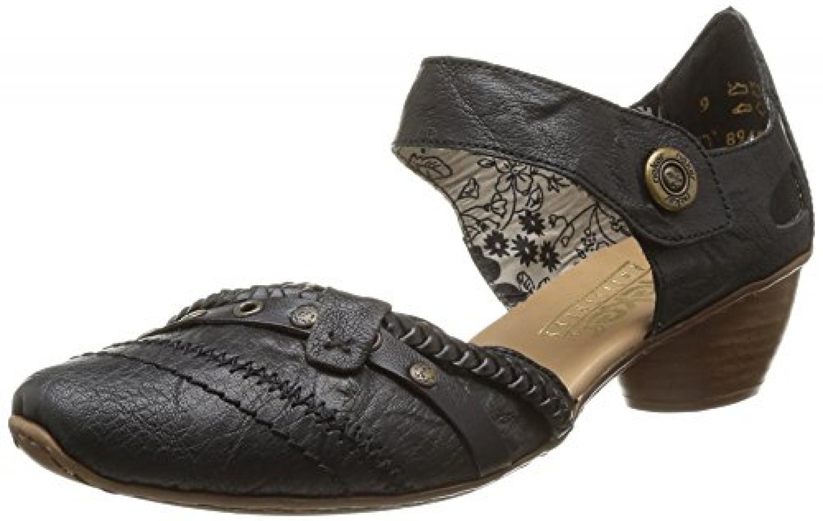 Rieker 43702 Damen Kn&ouml;chelriemchen Pumps 