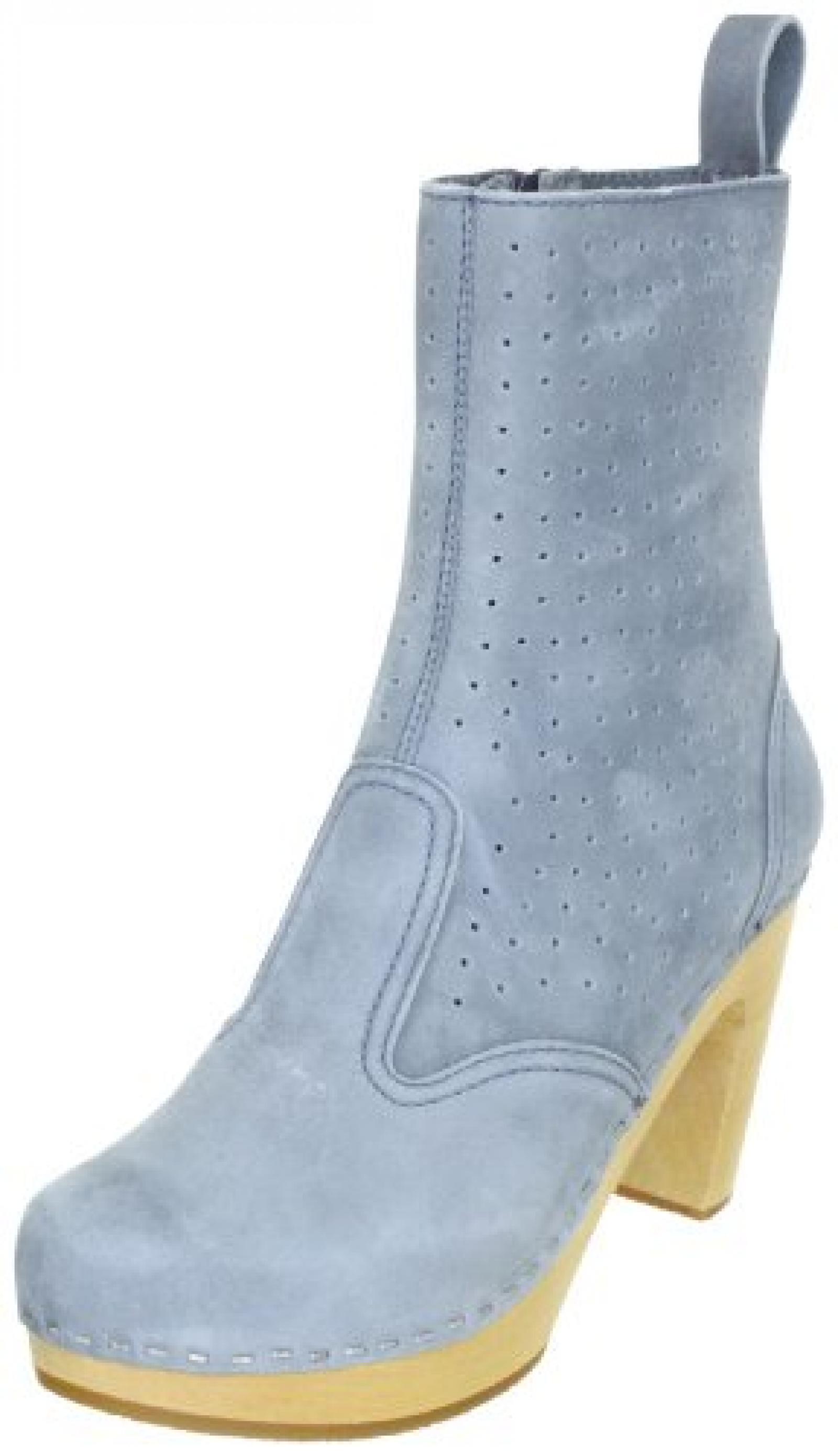 Swedish Hasbeens Perforated Zipper Boot 362 Damen Stiefel 
