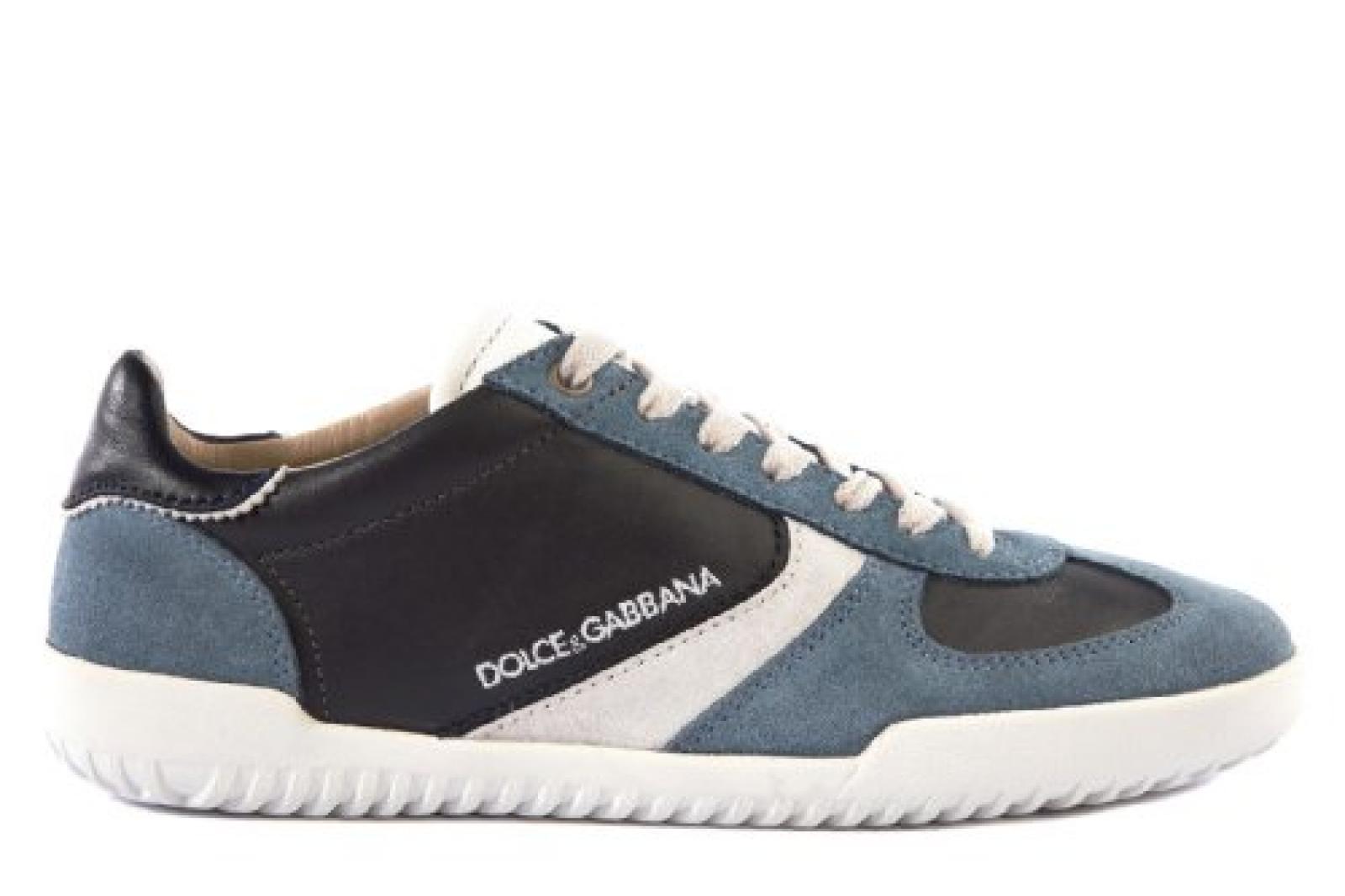 DOLCE&GABBANA Herrenschuhe Herren Leder Schuhe Sneakers rider blu DOLCE&GABBANA Herrenschuhe Herren Leder Schuhe Sneakers rider blu