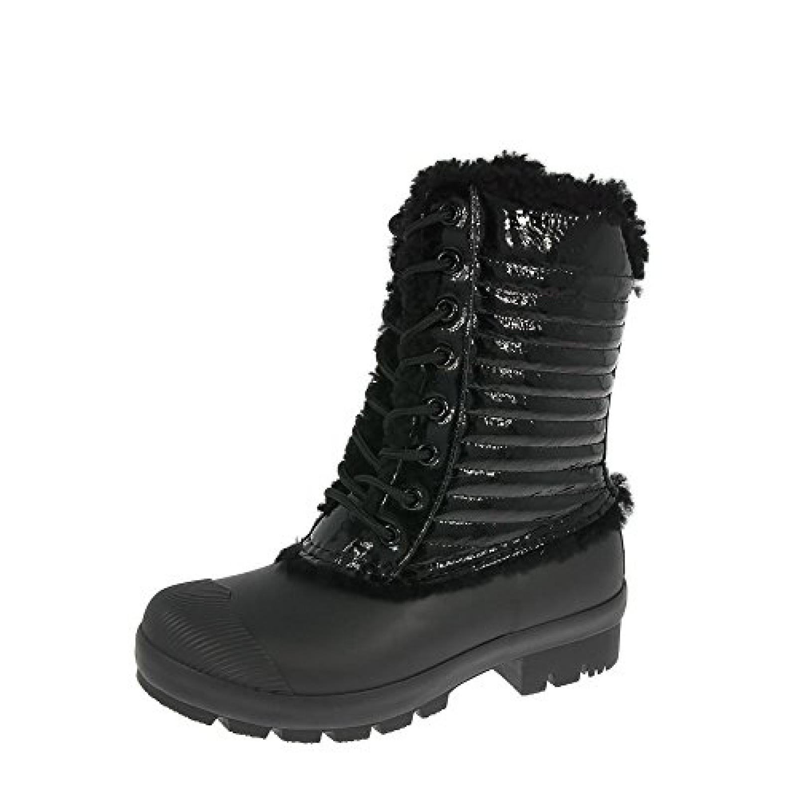 Hunter Wellies Original Pac Schwarz-patent 