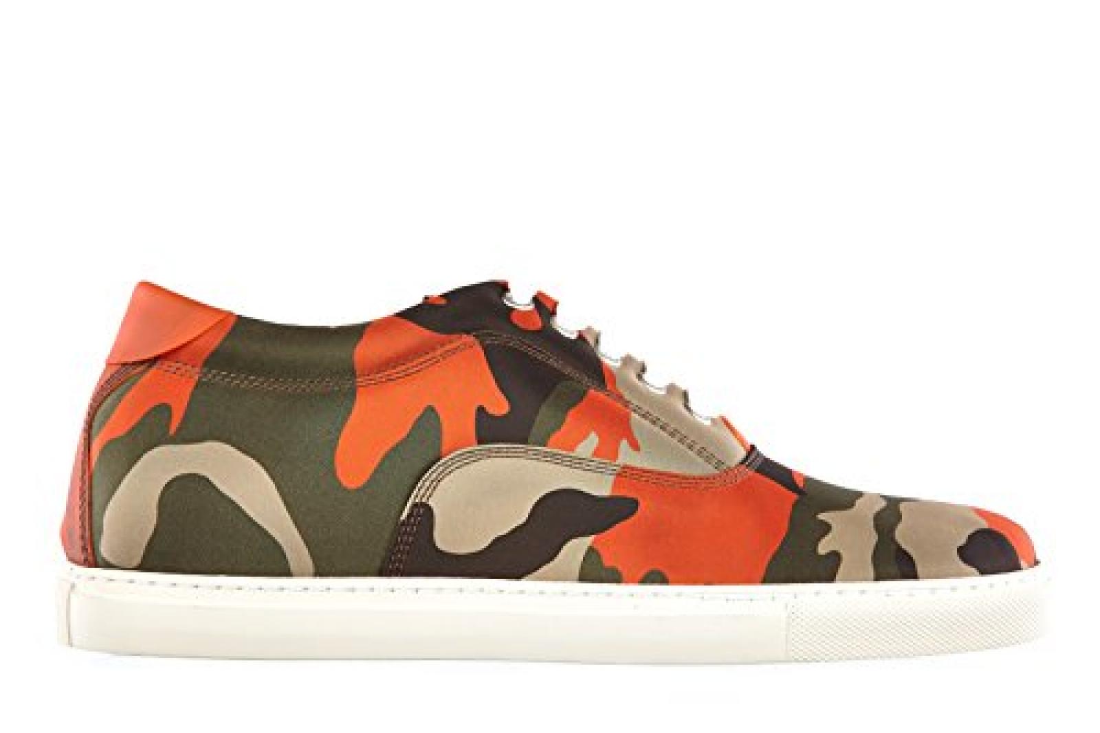 Dsquared2 Herrenschuhe Herren Nylon Sneakers Schuhe camouflage Gr&uuml;n 