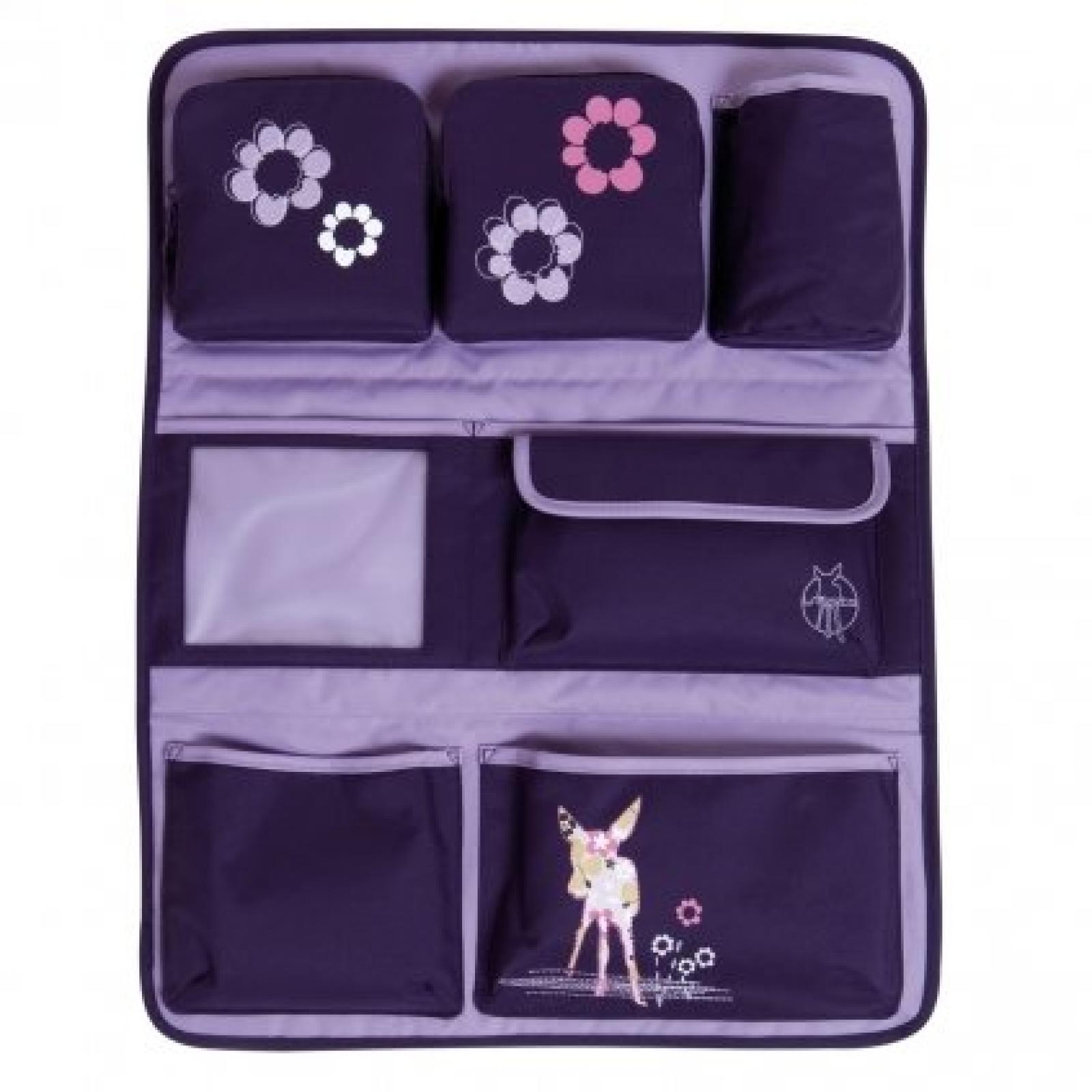 L&auml;ssig LCWTG128 - Auto-Utensilientasche 4Kids Car Wrap-to-Go Mushroom, magenta 