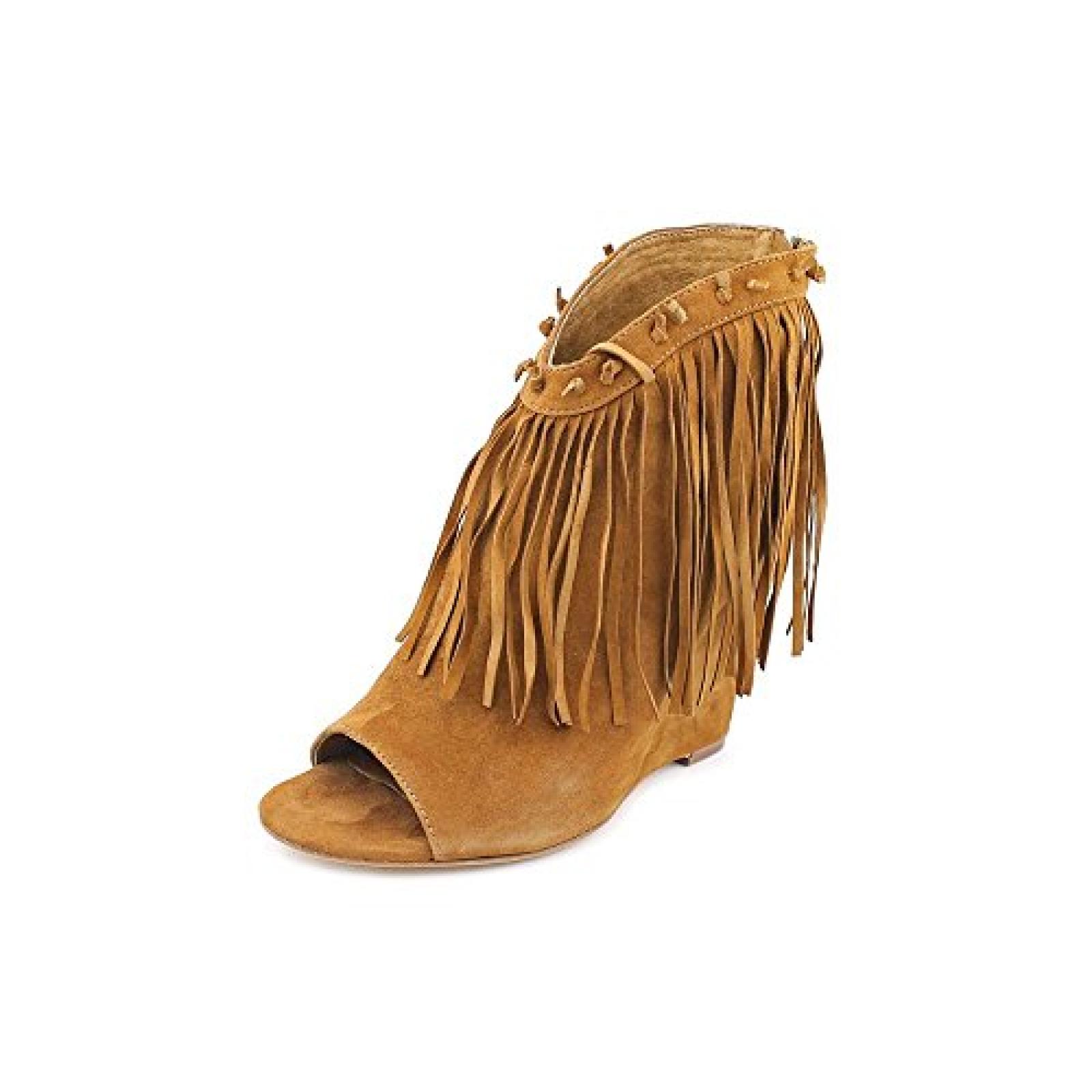 Ash Janis Damen Offener Spitze Wildleder Keile Schuhe Gr&ouml;&szlig;e Neu 