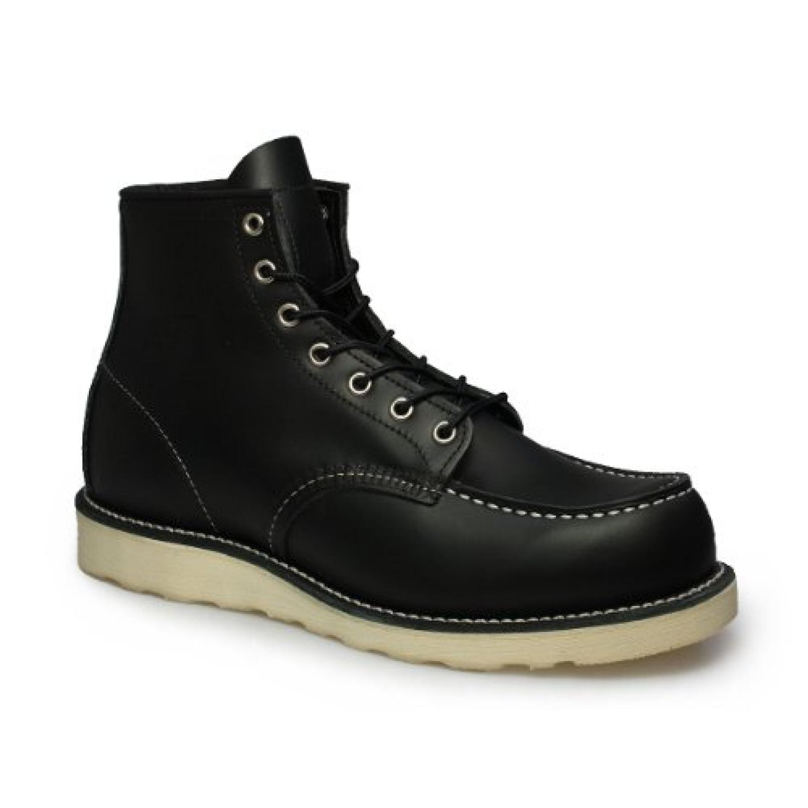 Red Wing Shoes Schwarz Classic Trac Tred Wedge Boots 