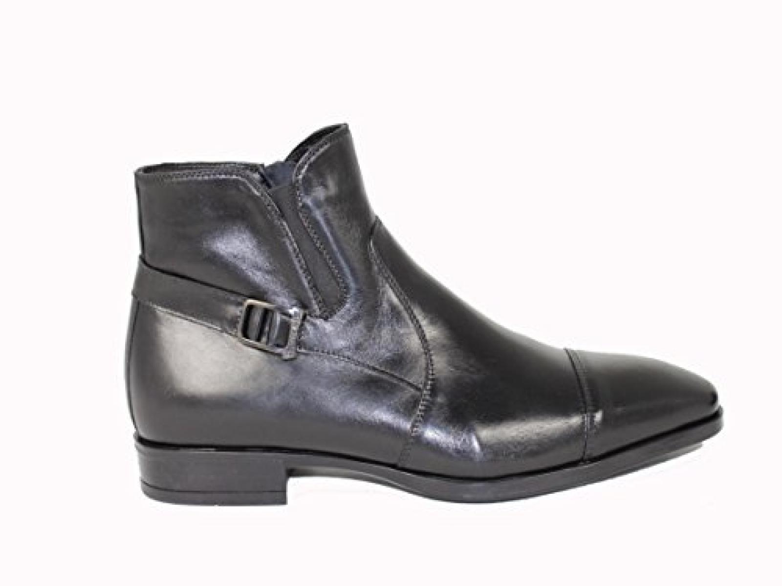 Luciano Ilari Schuhe Shoe Herrens Stiefelette Boots warm gef&uuml;ttert 90508 