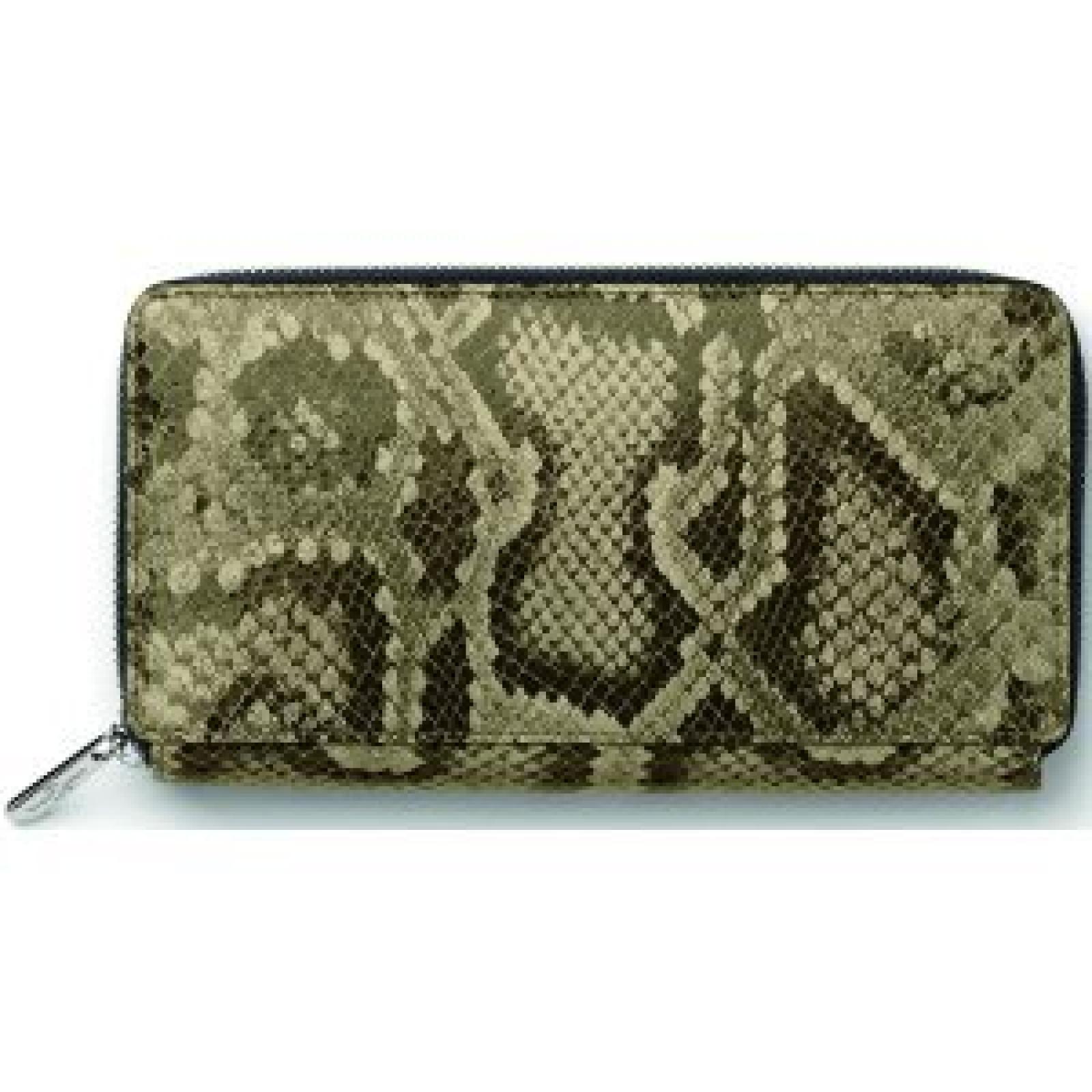 Faber Castell Damenb&ouml;rse Design 10x2,5x19 cm Leder Python 