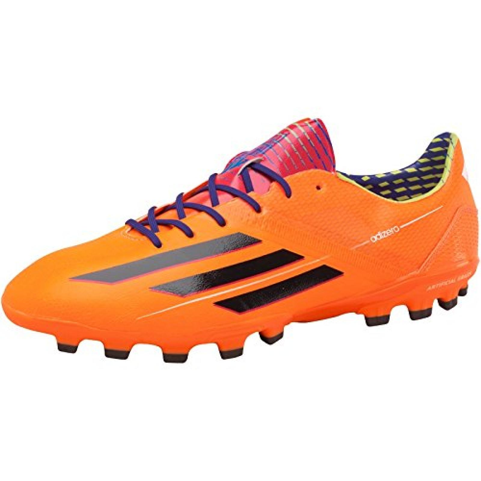 Herren adidas Herren F50 Adizero TRX AG Fu&szlig;ballschuhe Orange/Schwarz/Lila 