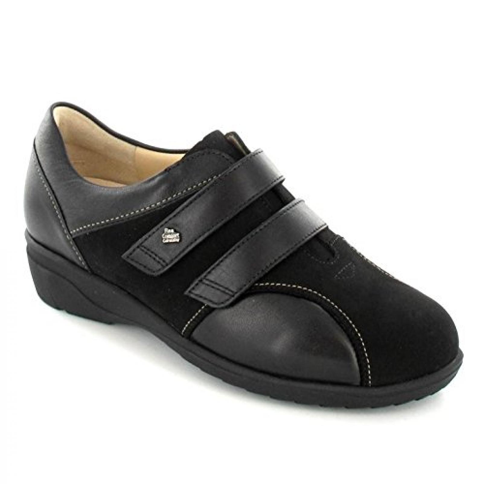 FinnComfort - Stretch Halbschuh L&uuml;ttich Schwarz 