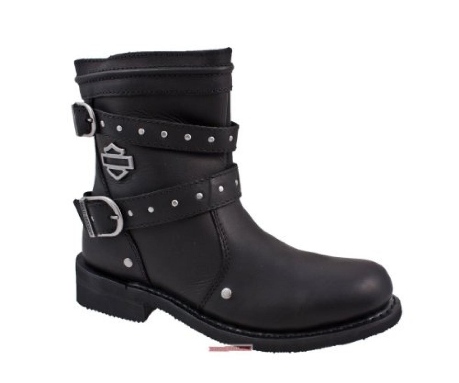 Harley Davidson Chryse Damen Biker Stiefel , Schwarz, Gr&ouml;&szlig;e 39 