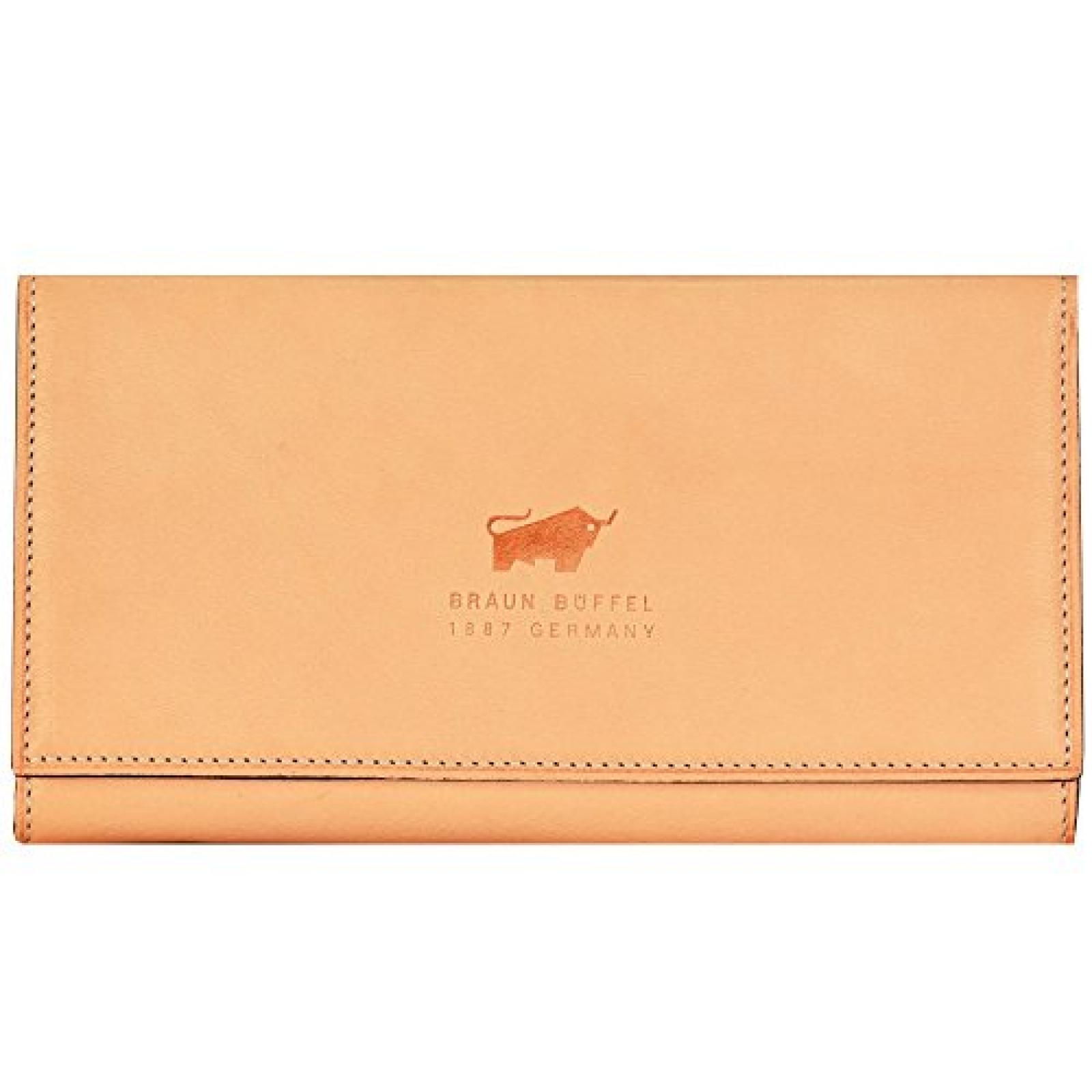 Braun B&uuml;ffel Premium Woman Geldb&ouml;rse Leder 19 cm nude 