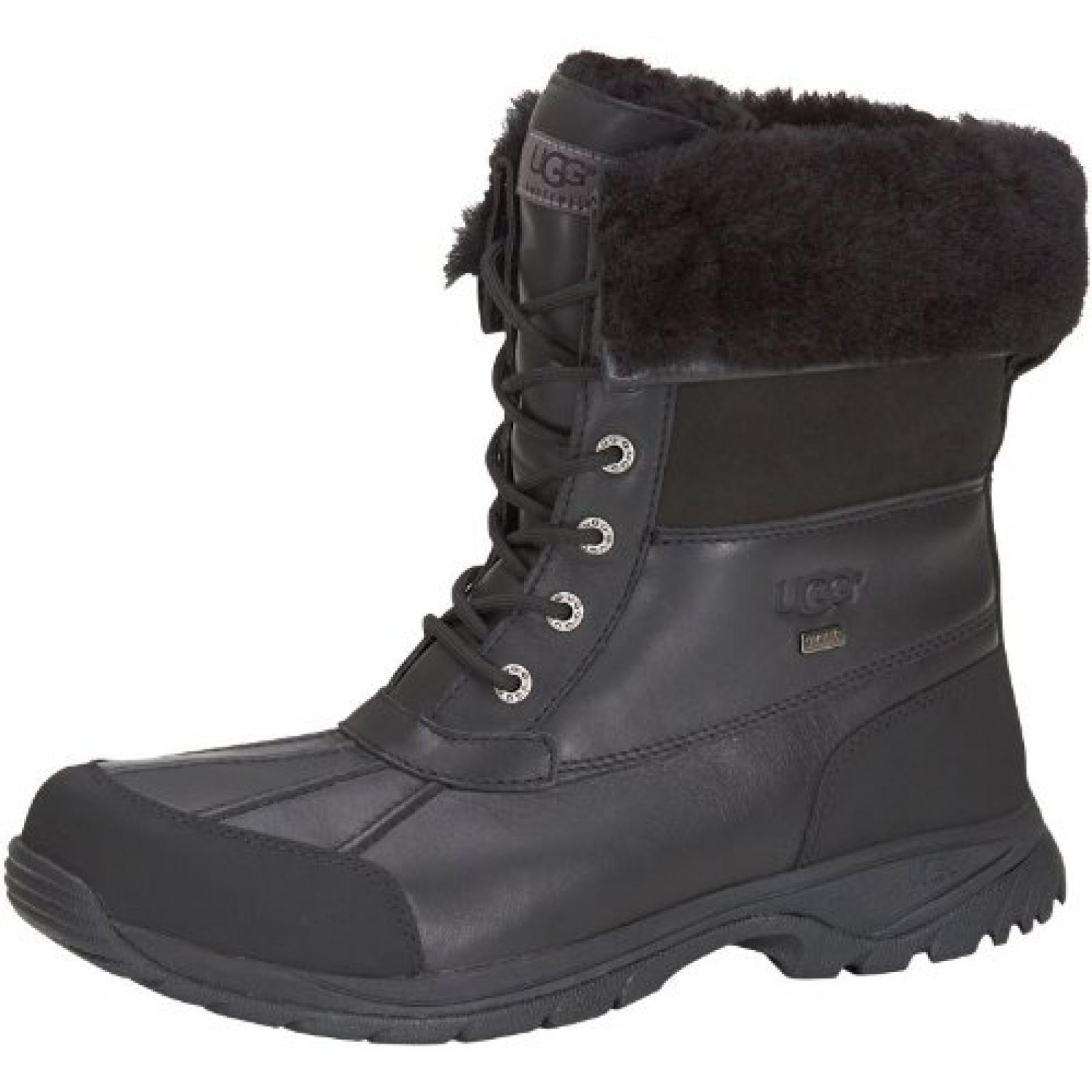 Herren Ugg Butte Stiefel Schwarz Jungs M&auml;nnchen 