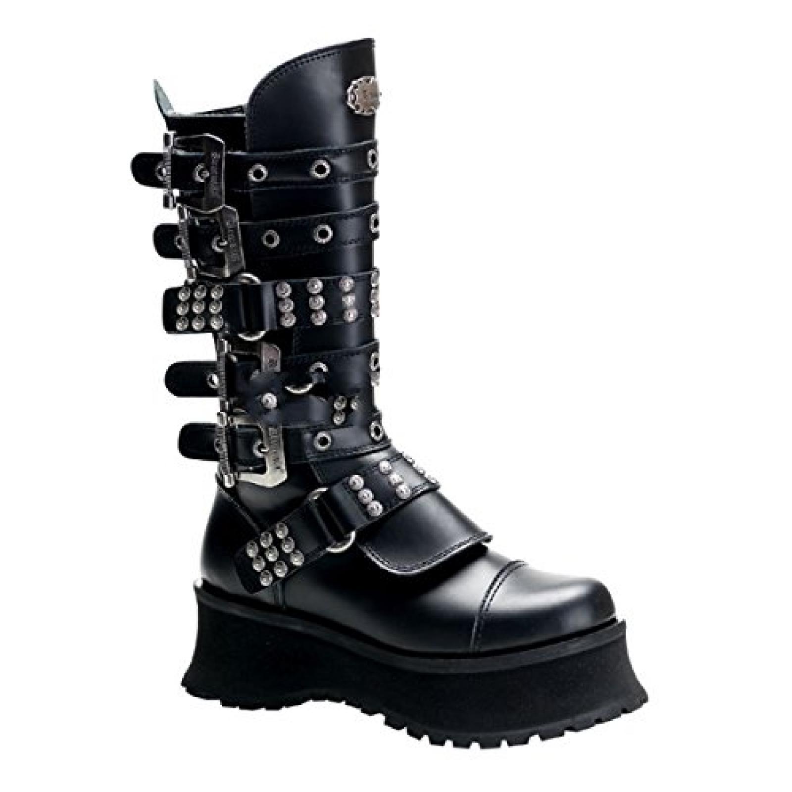 Demonia Ravage-302 - Gothic Punk Industrial Ranger Stiefel Boots Schuhe 36-45 