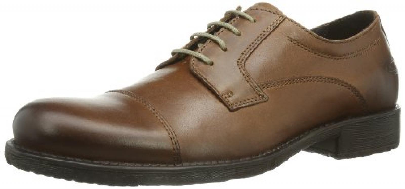camel active Davidson 14 Glattleder Herren Derby Schn&uuml;rhalbschuhe 