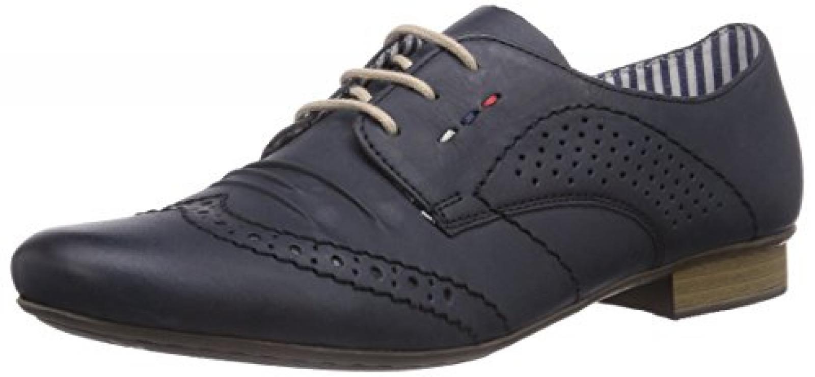 Rieker 51937 Damen Derby Schn&uuml;rhalbschuhe 