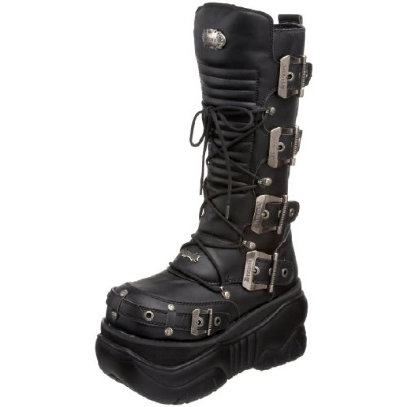 Demonia Plateau Boots BOXER-205 - schwarz 43,5 EU 