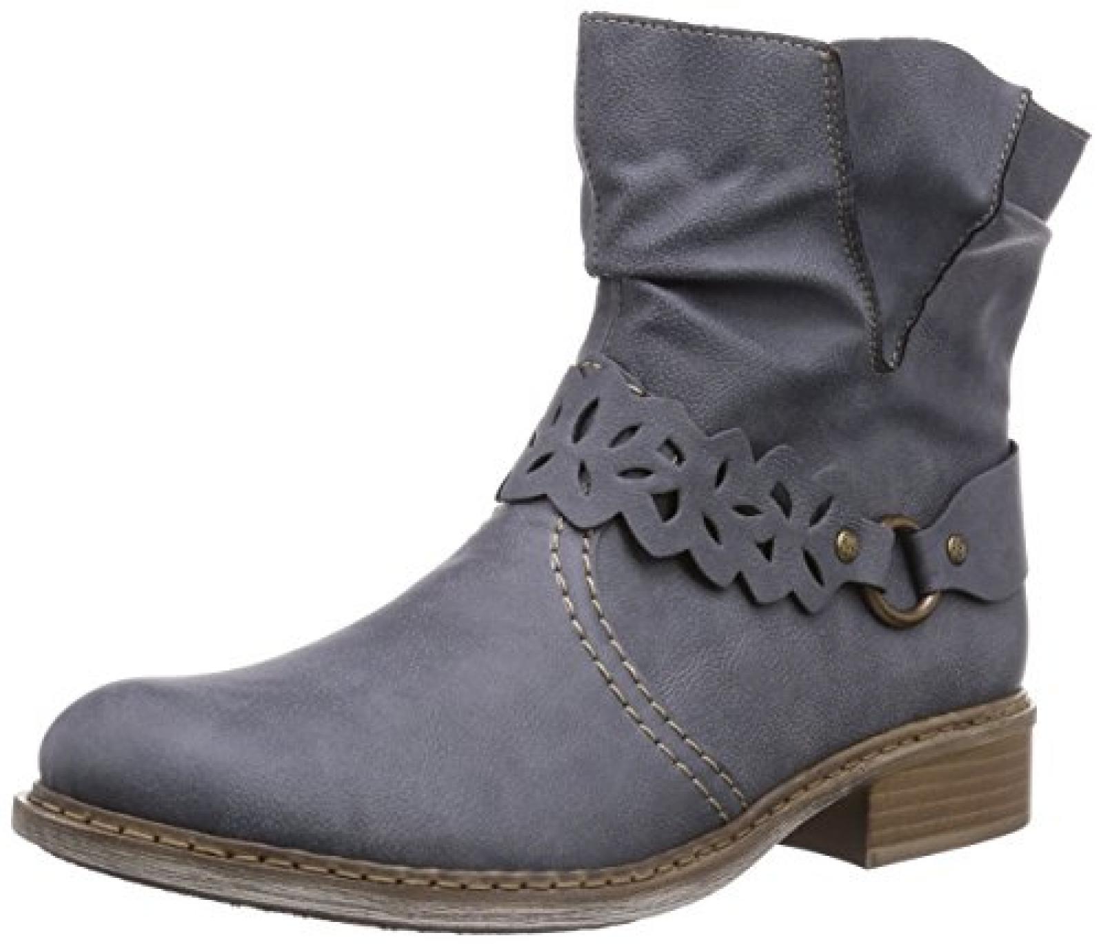 Rieker Z4160 Damen Halbschaft Stiefel Rieker Z4160 Damen Halbschaft Stiefel