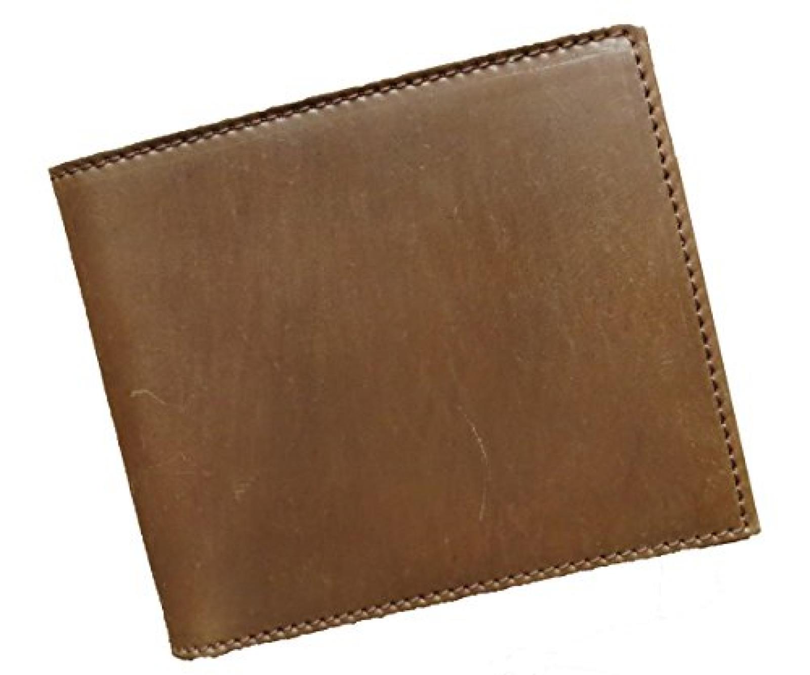 Horween Shell Cordovan Geldb&ouml;rse Portemonnaie mit M&uuml;nzfach whisky (vintagebraun) 