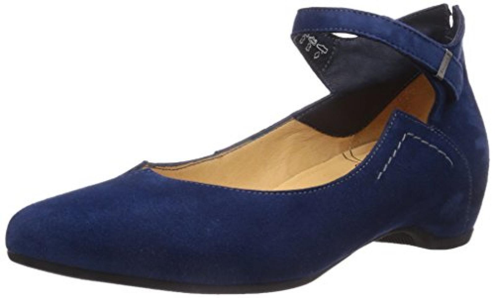 Think IMMA Damen Knöchelriemchen Ballerinas 