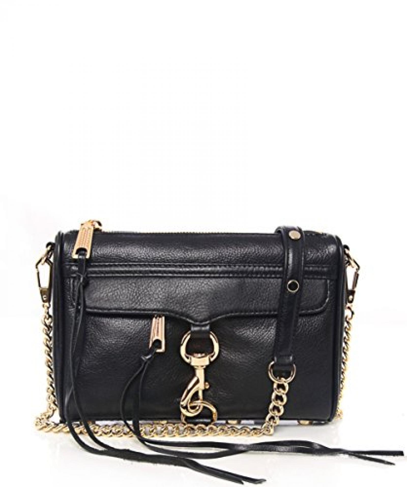 Rebecca Minkoff Mini M.A.C Umh&auml;ngetasche Schwarz 