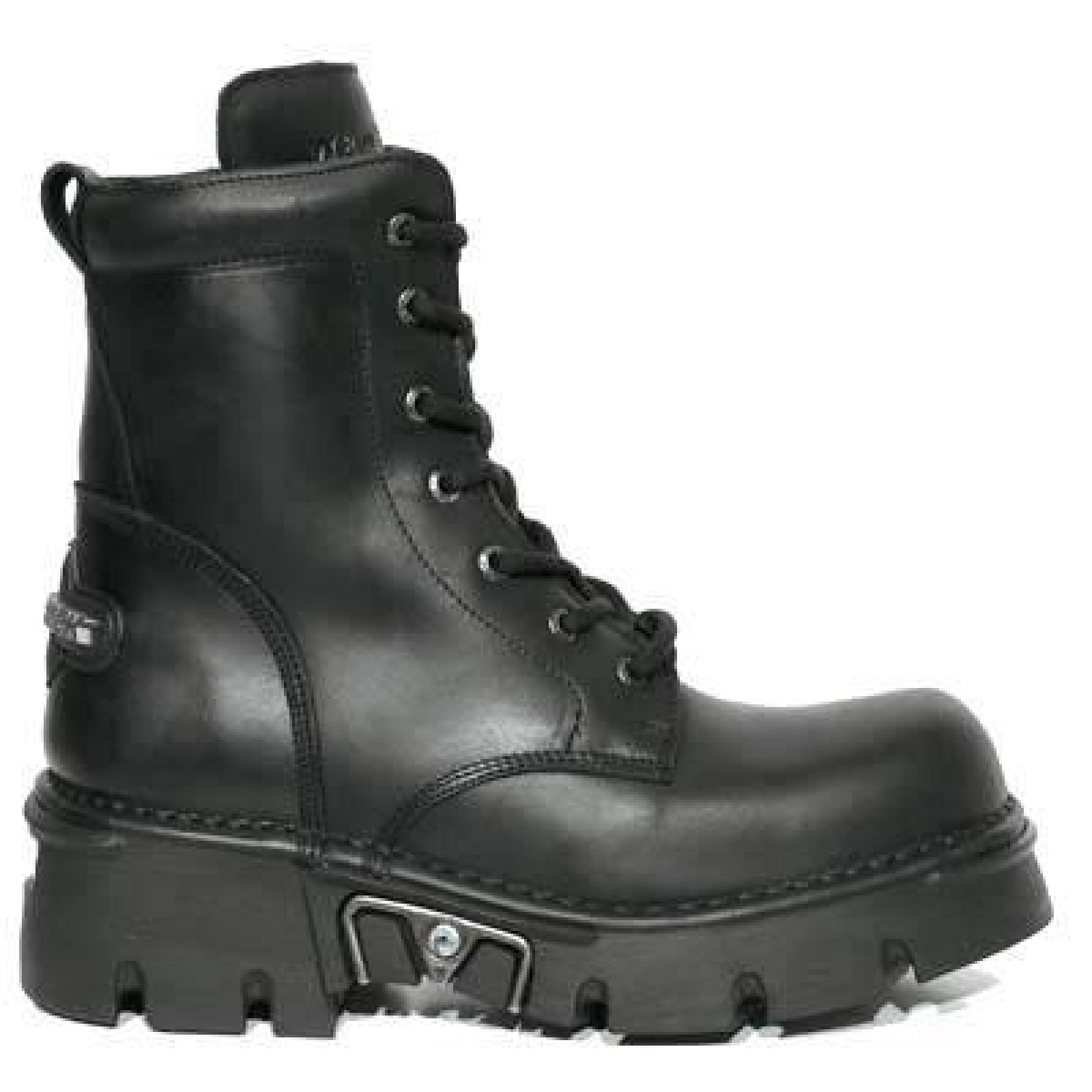 New Rock Boots Lederstiefel schwarz Style 563 