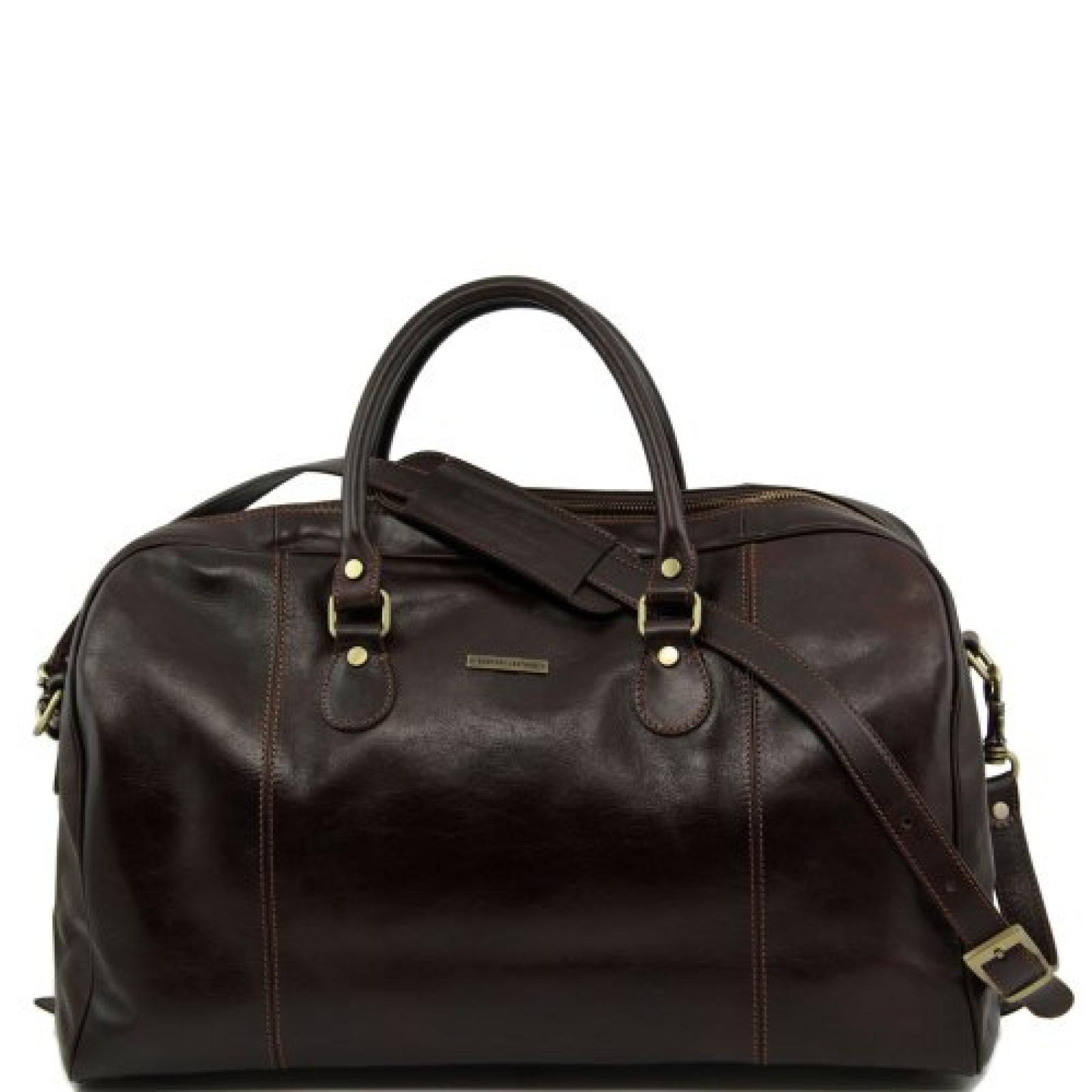 Tuscany Leather , Damen Schultertasche Braun braun 