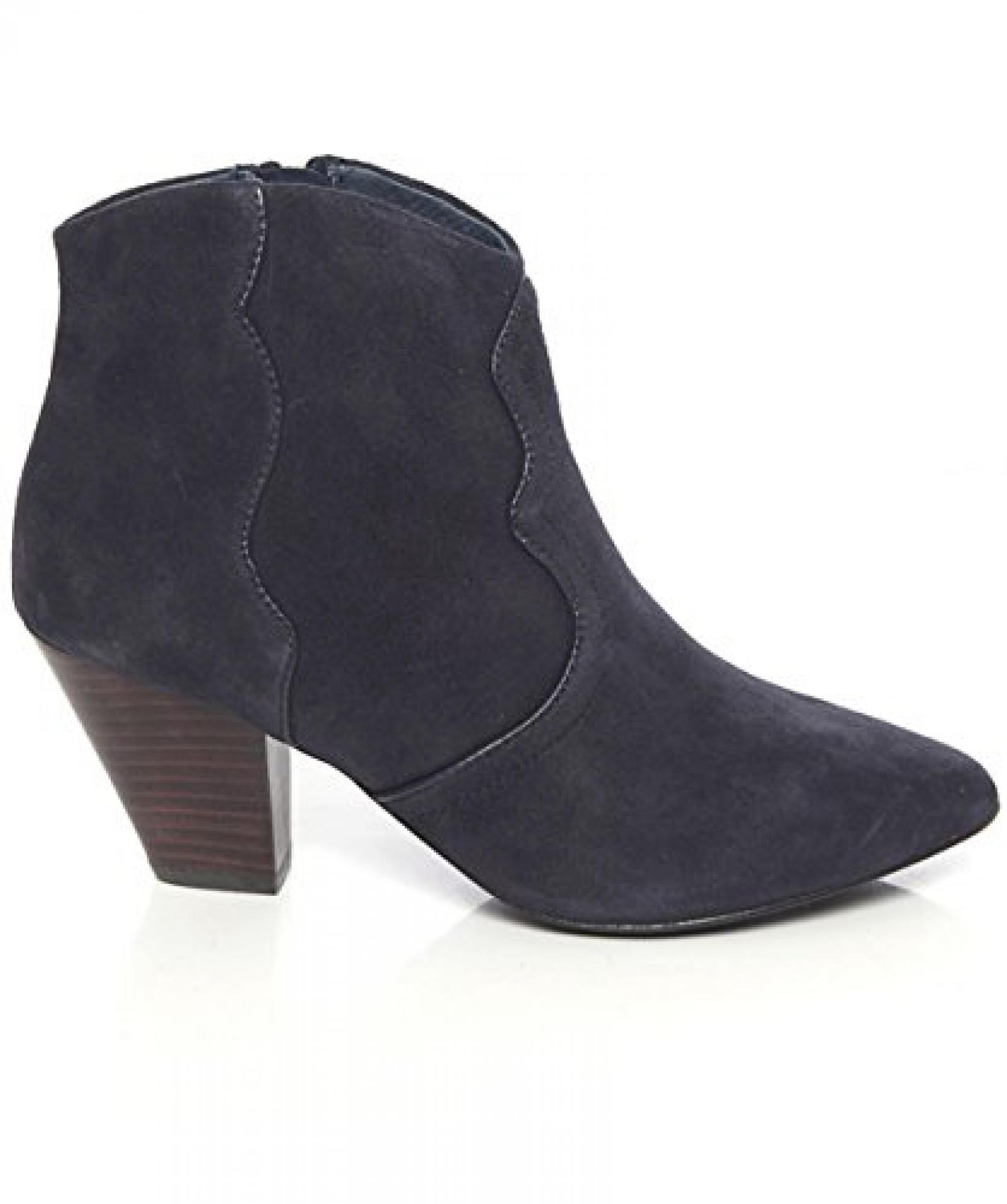 Ash Bande Wildleder Stiefel Navy 