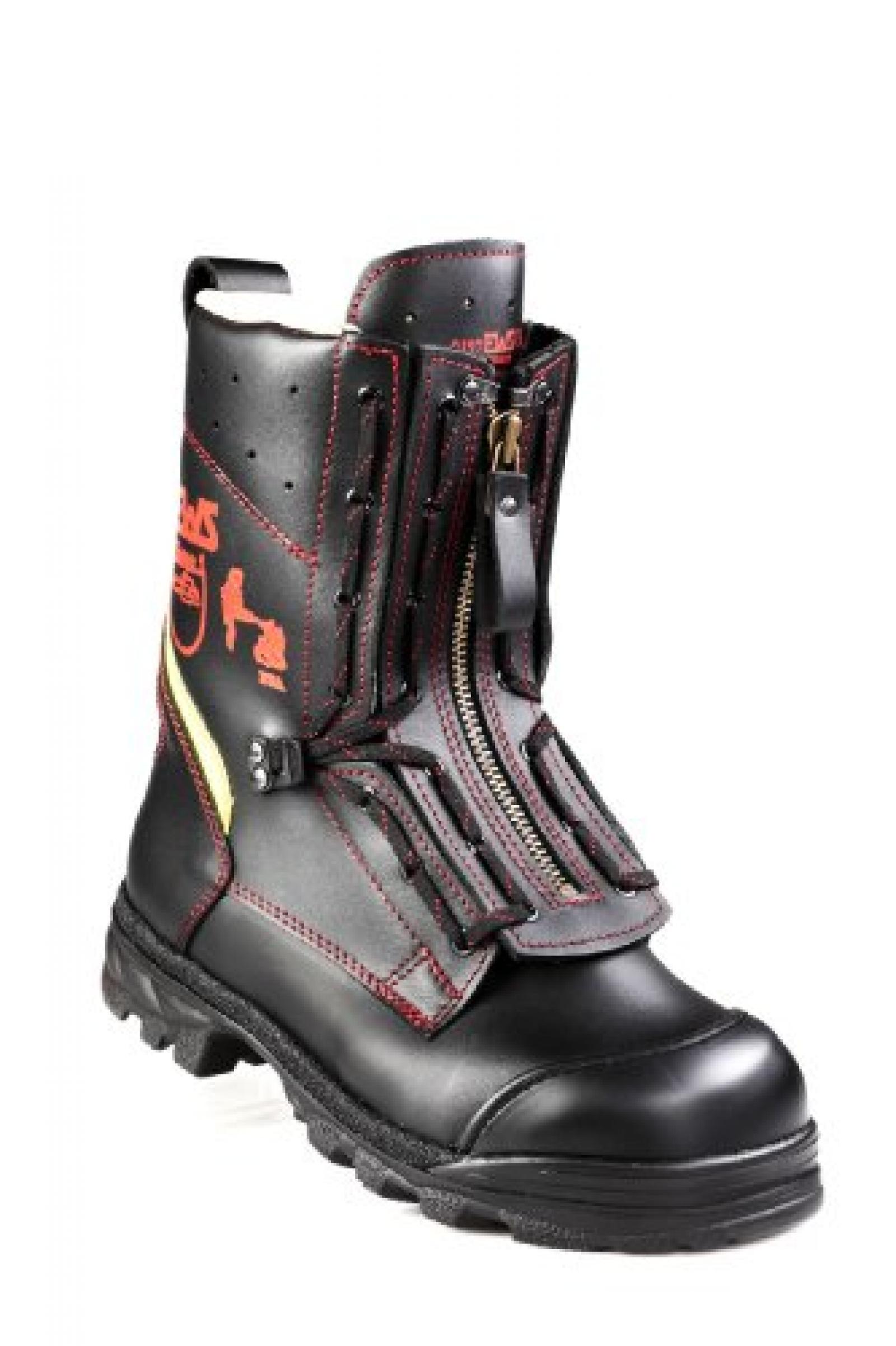 PROFI PREMIUM kurz Gr. 40 - EWS - Feuerwehrstiefel mit Schnittschutz 1 - Feuerwehr - Stiefel - Einsatzstiefel 