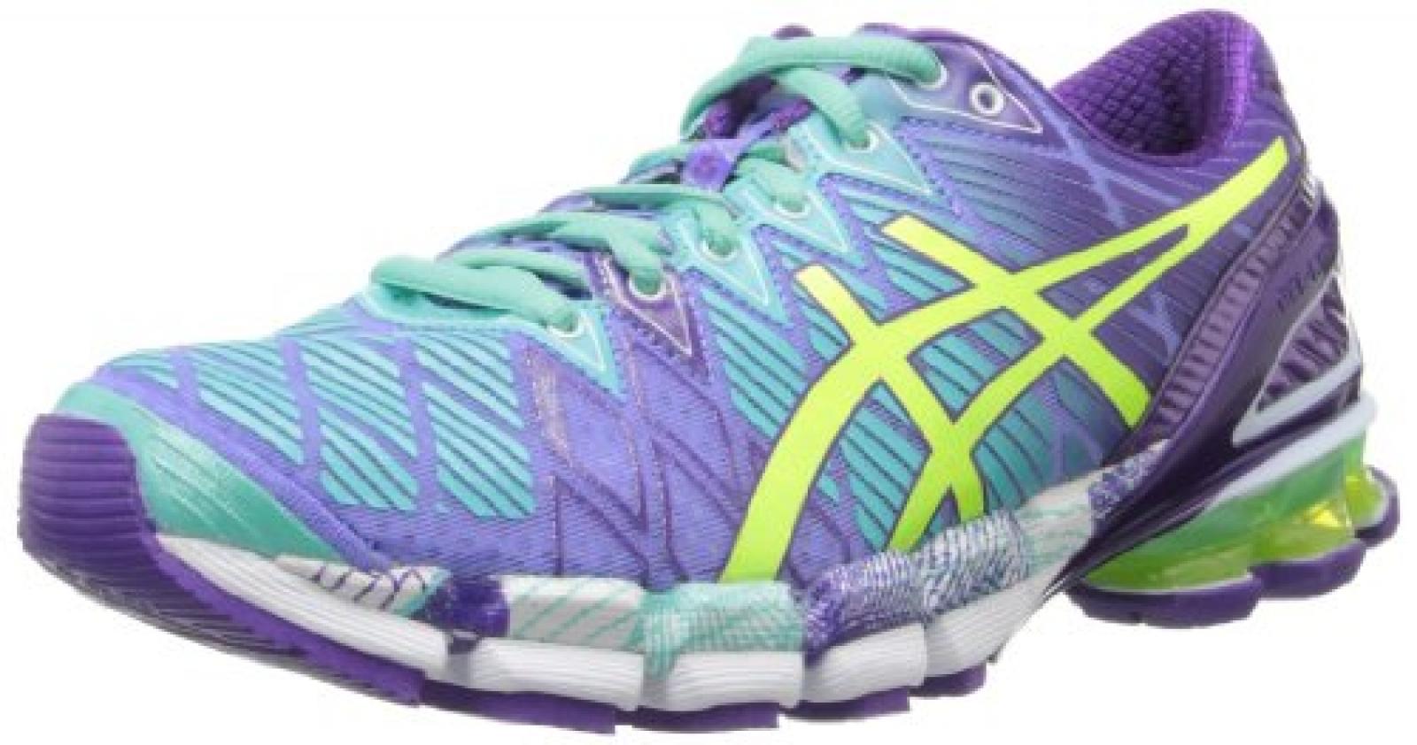 Asics - Frauen-Gel-Kinsei 5 Schuhe, EUR: 38, Periwinkle/Flash Yellow/Mint 