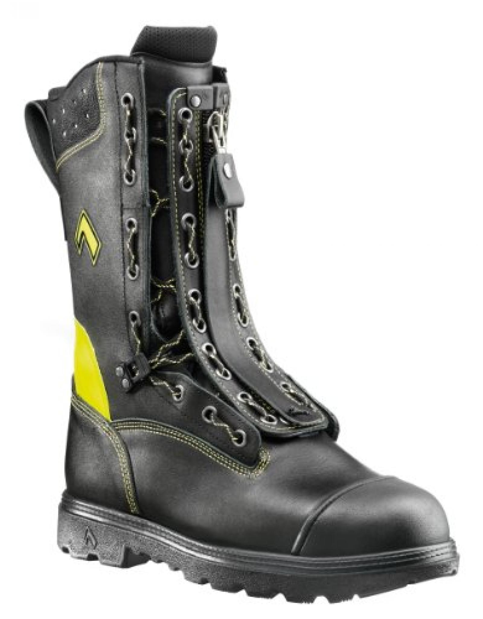 HAIX&reg; FIRE FLASH&reg; GAMMA Gr. 41 Schn&uuml;r-Rei&szlig;verschluss-Stiefel mit Schnittschutz Klasse 2 