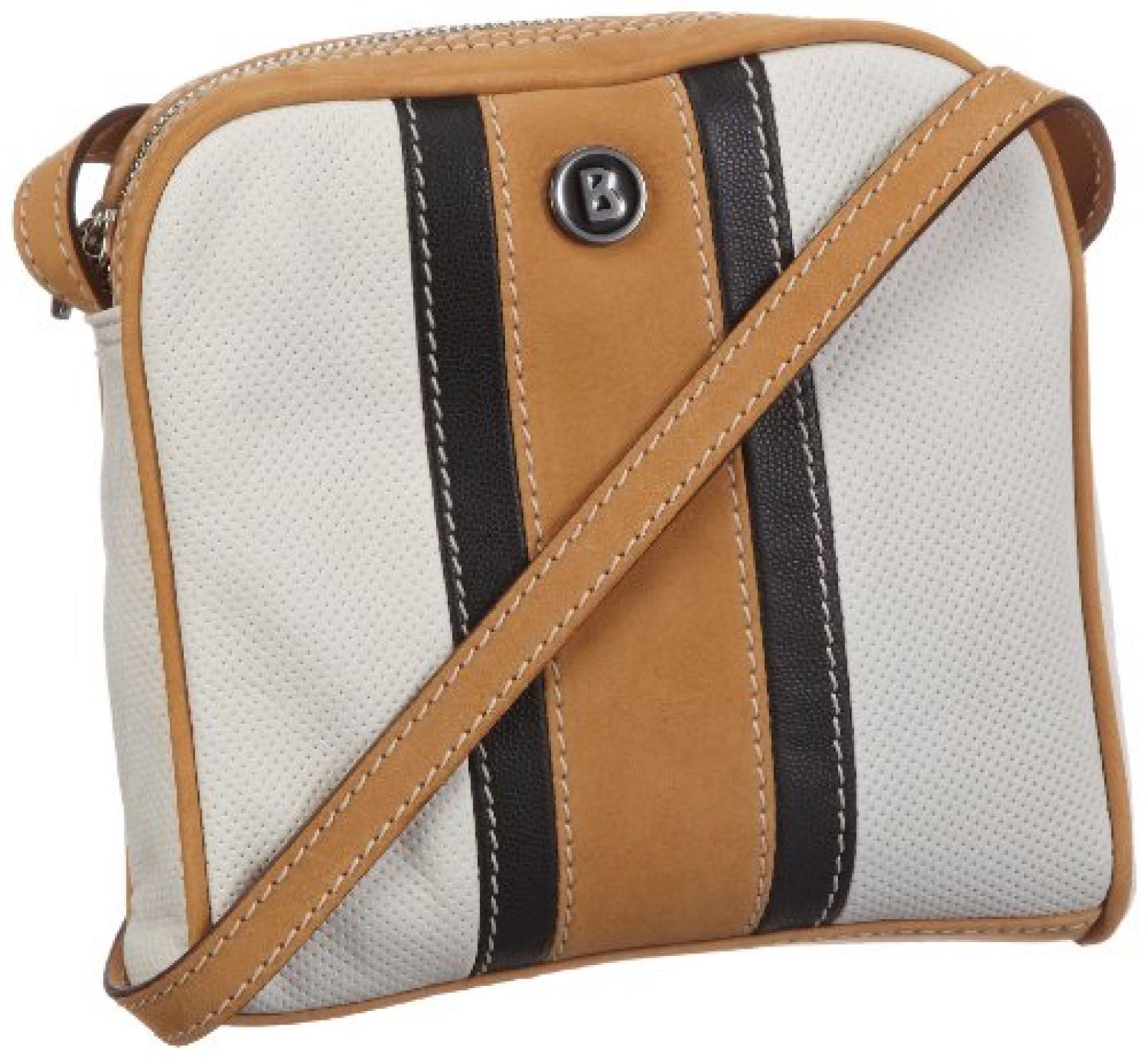Bogner Leather Stripes Kirsten 1262126, Damen Umh&auml;ngetaschen 18x17x3 cm (B x H x T) 