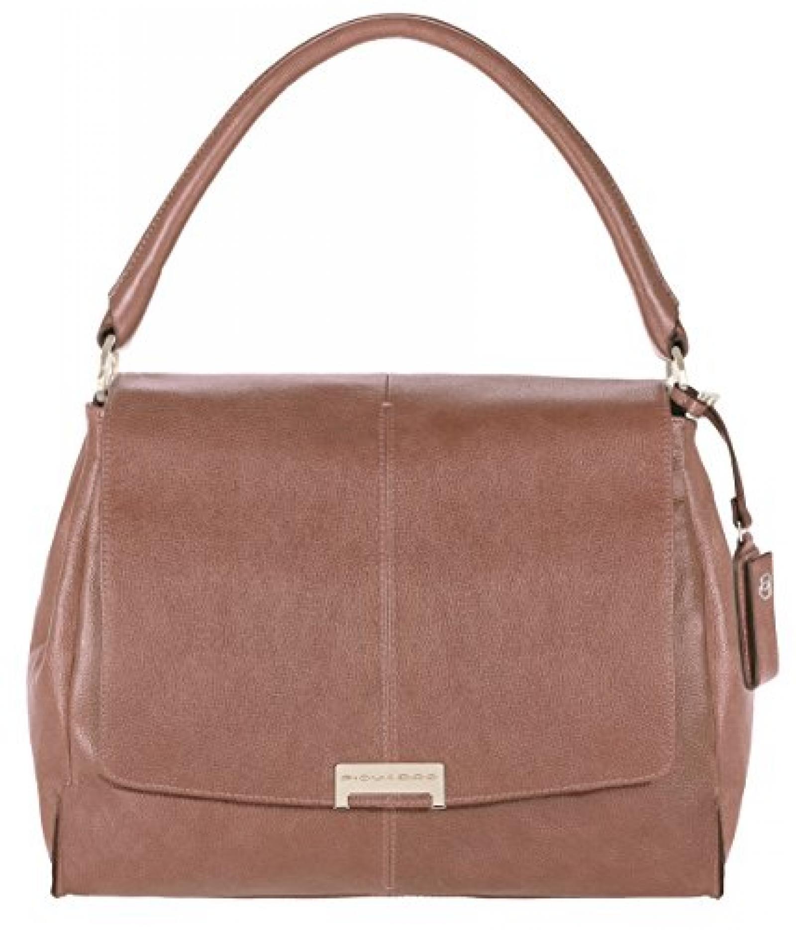 Piquadro Unterarmtasche mit &Uuml;berschlag, Schminktasche und gepolstertem iPad&reg;fach pulver Caterina BD3032W49/VI 