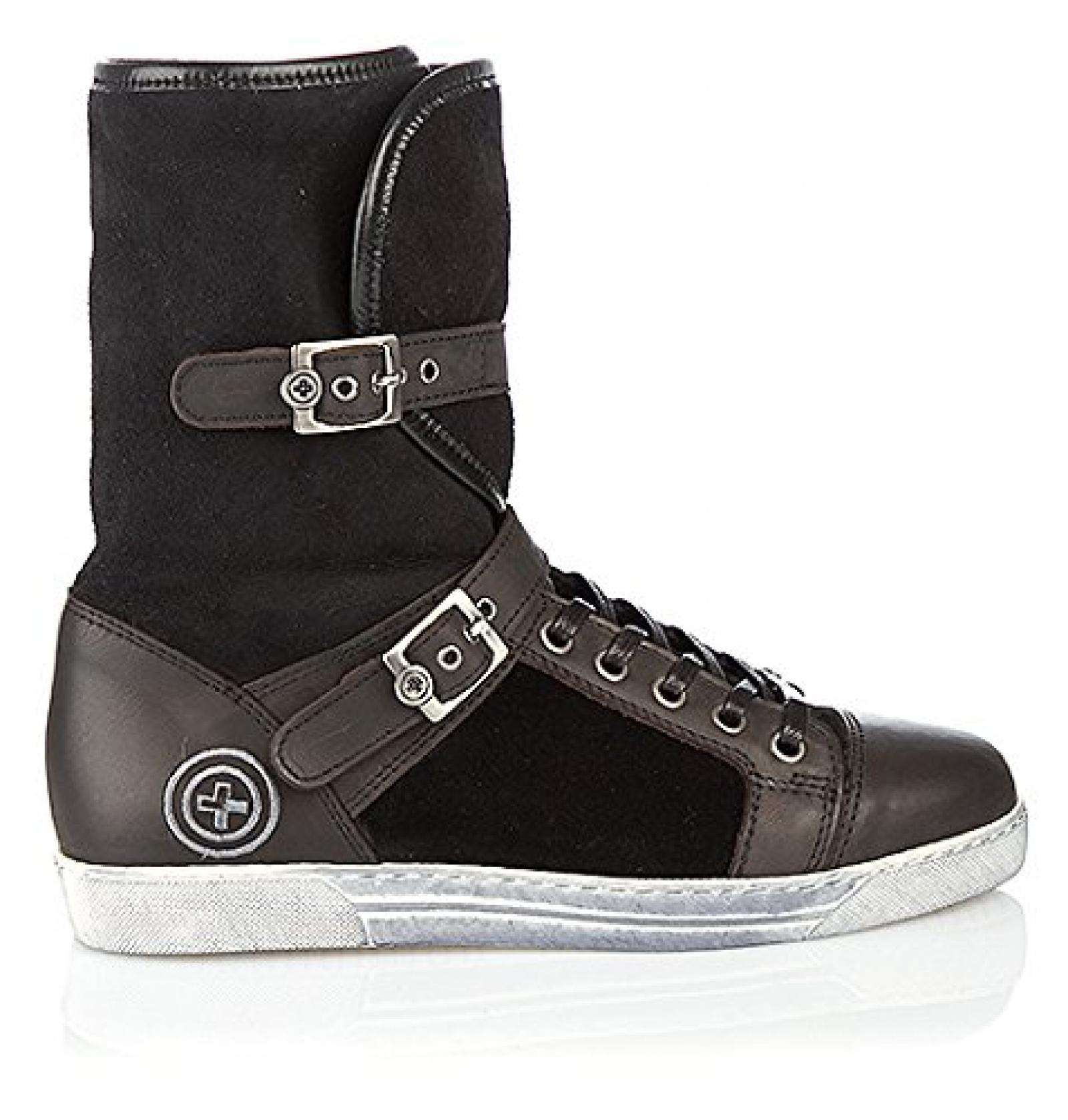 Gino-B Damen High - Sneaker Kitzb&uuml;hel Schwarz 