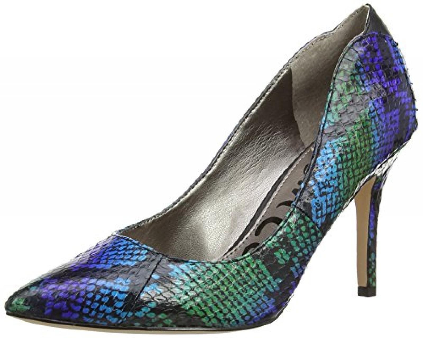 Sam Edleman  Zola, Damen Pumps Blau Blue (Swamp Multicolor) 44 