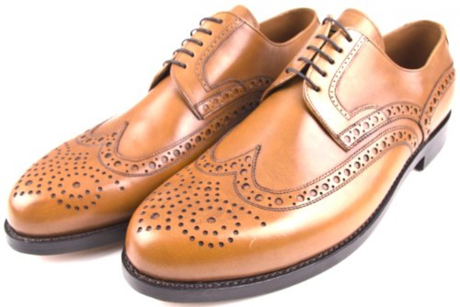 Laszlo Budapest Herrenschuhe Rahmengen&auml;ht 1175, Cognac (hellbraun) 