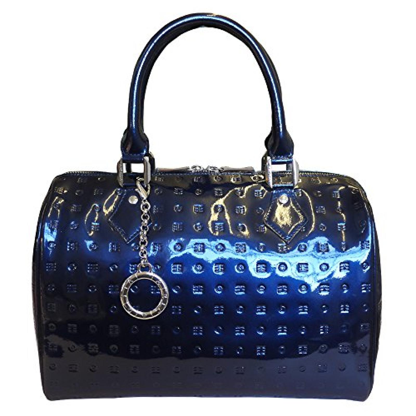 Arcadia Itaca Patent Grab-Bag Handtasche - blau 