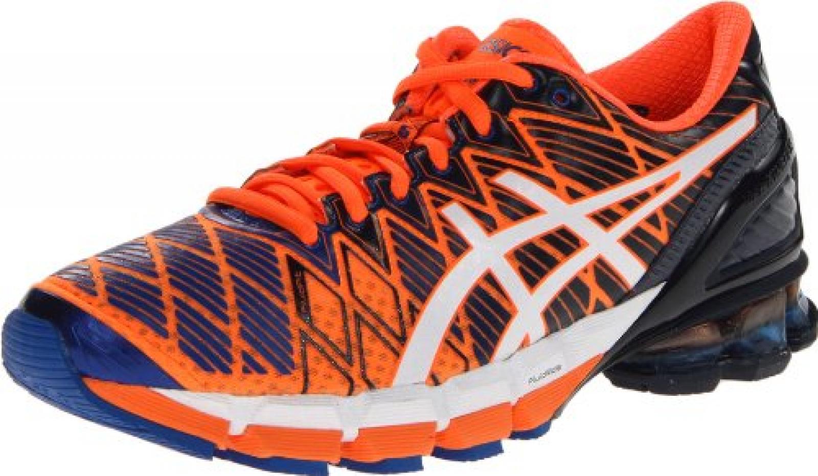 Asics - M&Atilde;&curren;nner Lauf Gel-Kinsei 5 Schuhe In Flsh Orng / WEISS / Ryl, EUR: 45: Width: D(M), Flsh Orng/Wht/Ryl 
