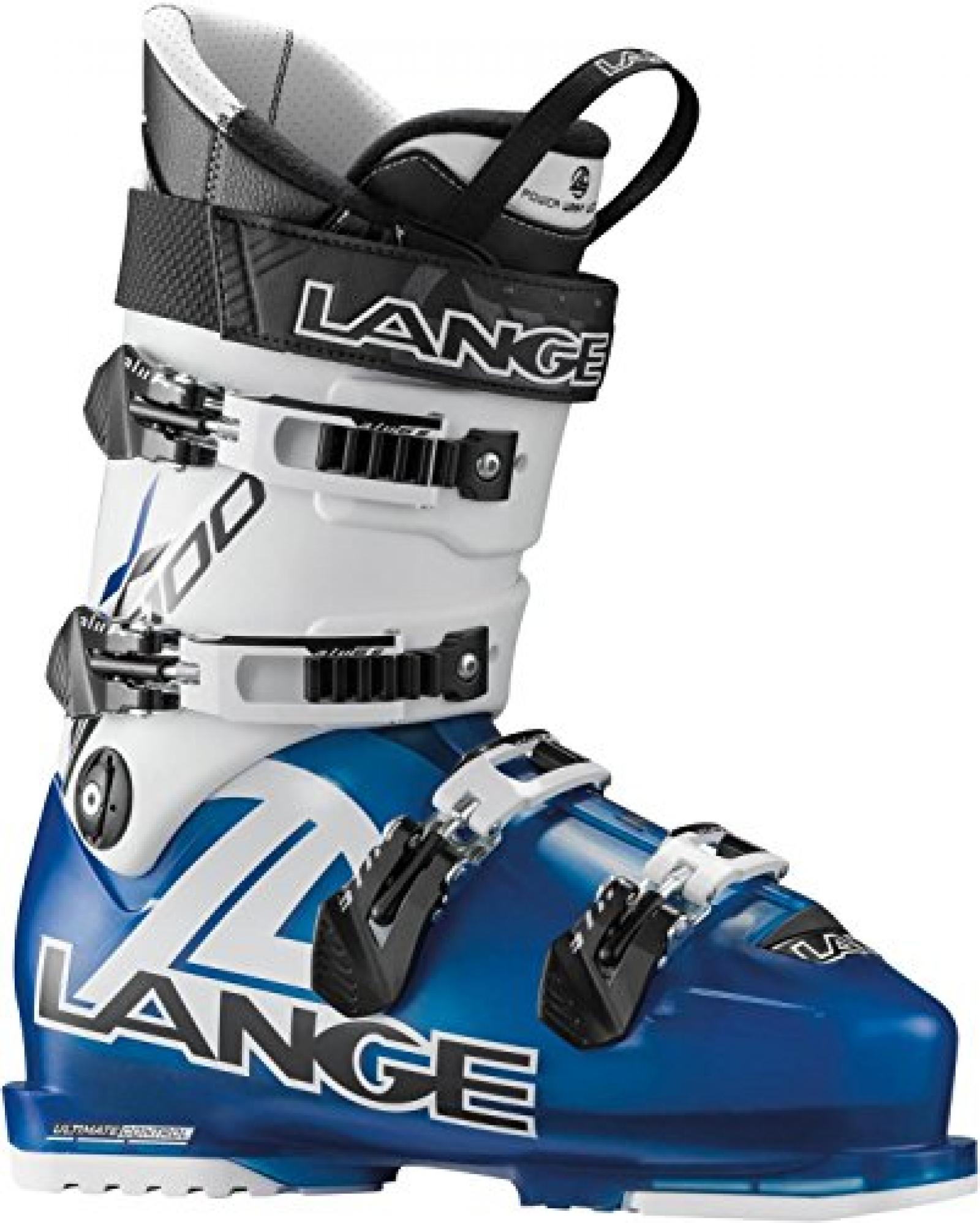 Dynastar-Lange RX 100 Herren-Ski-Stiefel (Transp. Blau/Wei&szlig; ) 