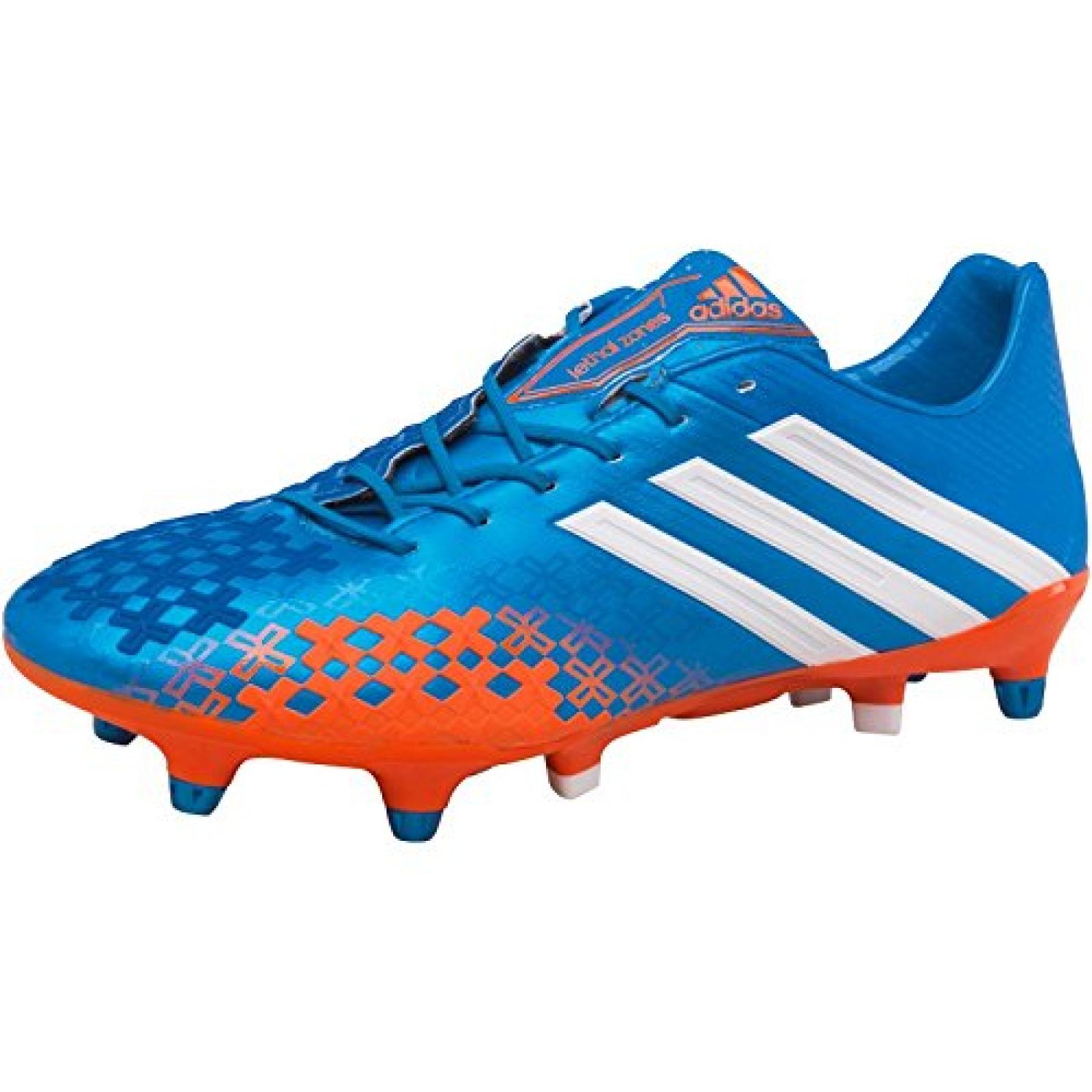 Herren adidas Herren Predator LZ XTRX SG Fu&szlig;ballschuhe Blau/Wei&szlig;/Orange 